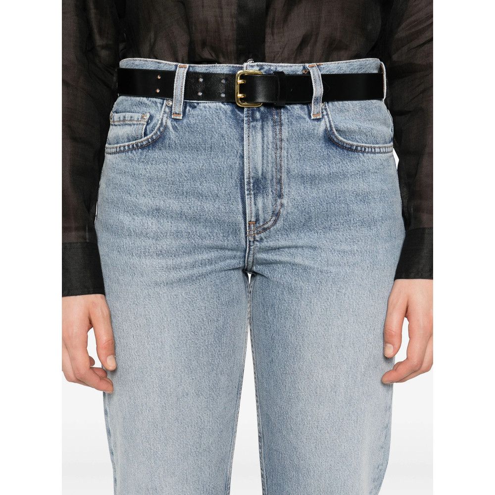 Toteme Toteme BLUE Denim - Straight-Leg Jeans Size 26" / US 2 / IT 38 - 5 Thumbnail