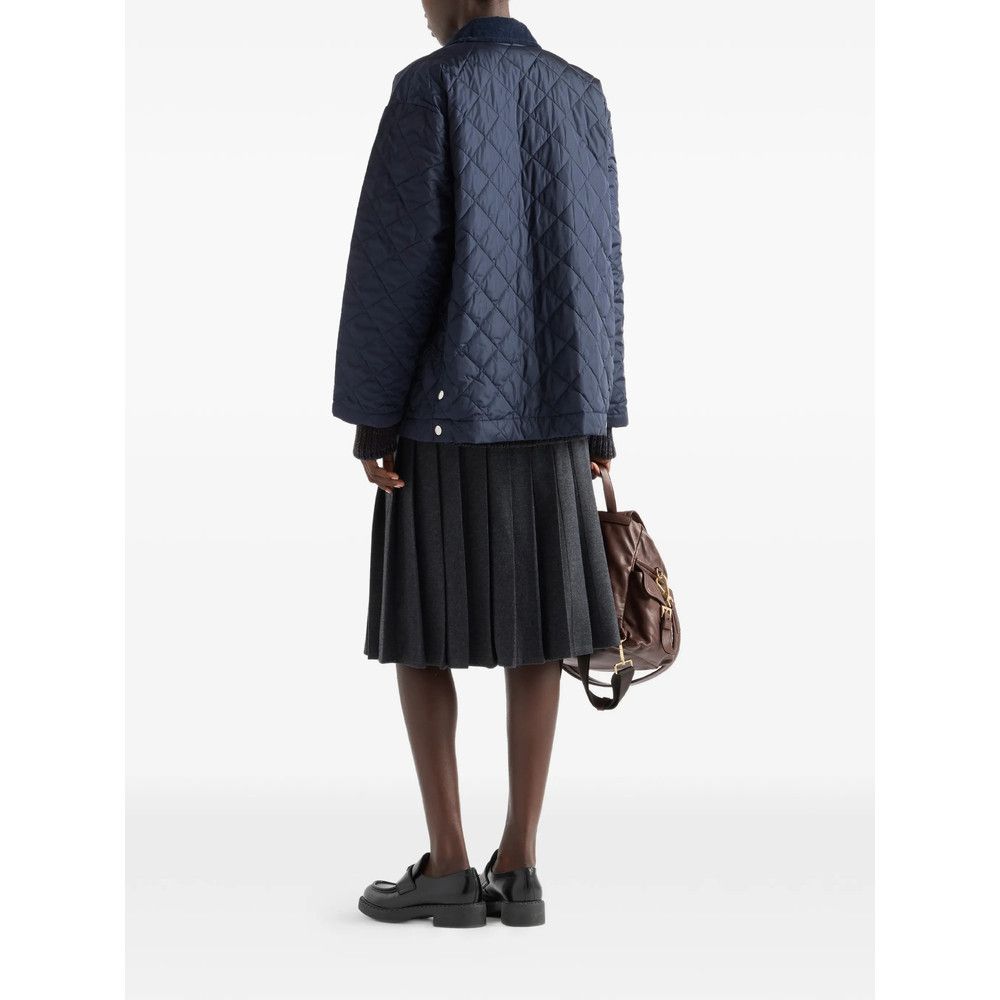 Prada Prada BLUE Jackets - Puffer Jackets Size XS / US 0-2 / IT 36-38 - 4 Thumbnail