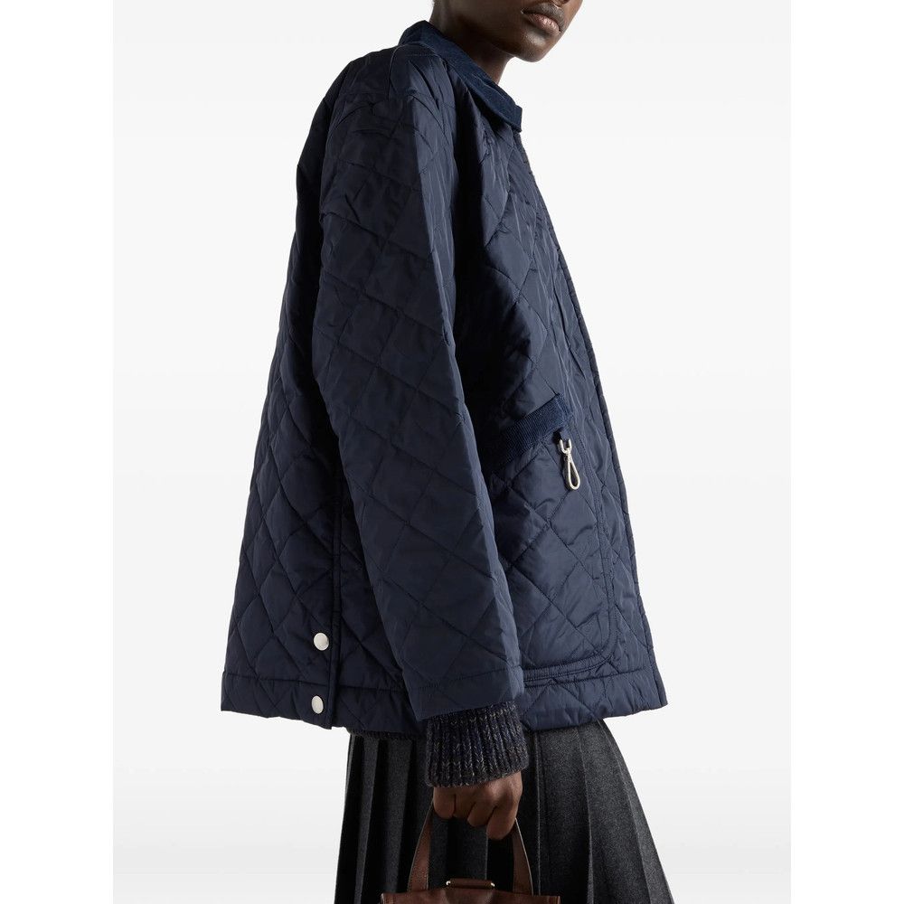 Prada Prada BLUE Jackets - Puffer Jackets Size XS / US 0-2 / IT 36-38 - 2 Thumbnail