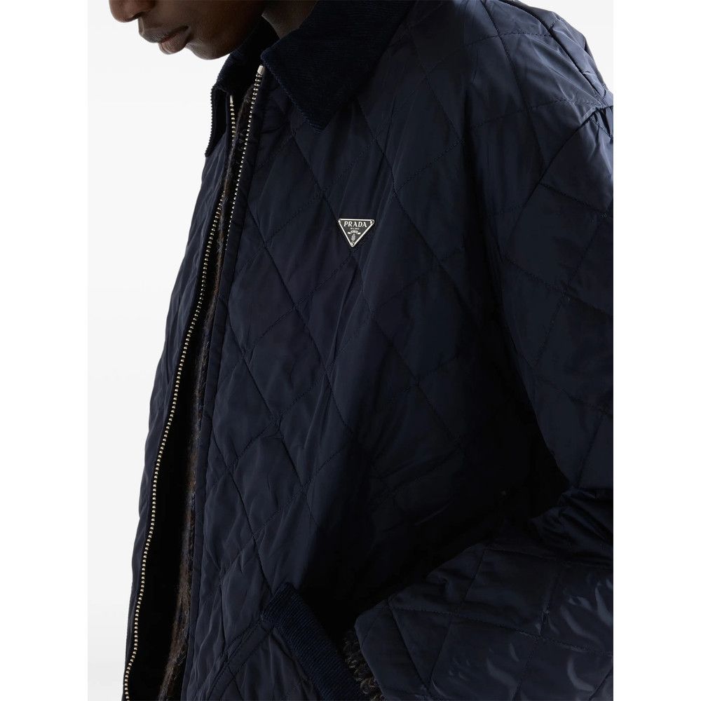 Prada Prada BLUE Jackets - Puffer Jackets Size XS / US 0-2 / IT 36-38 - 5 Thumbnail