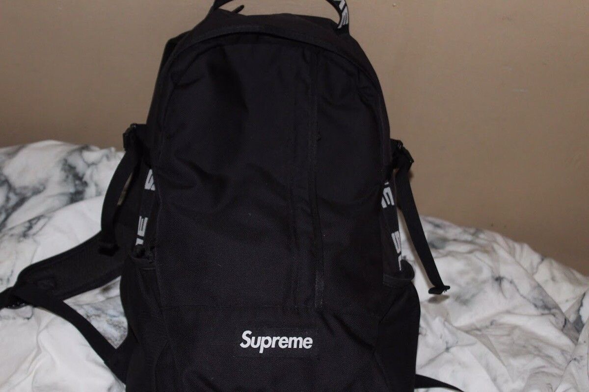 Supreme Supreme Black Backpack (SS18) Size ONE SIZE - 1 Preview