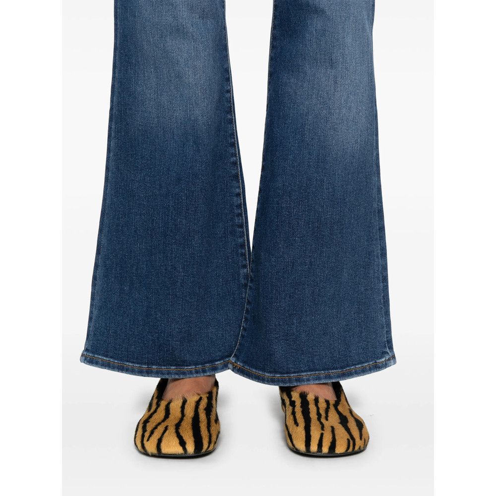 Frame Frame BLUE Denim - Flared Jeans Size 27" / US 4 / IT 40 - 4 Thumbnail