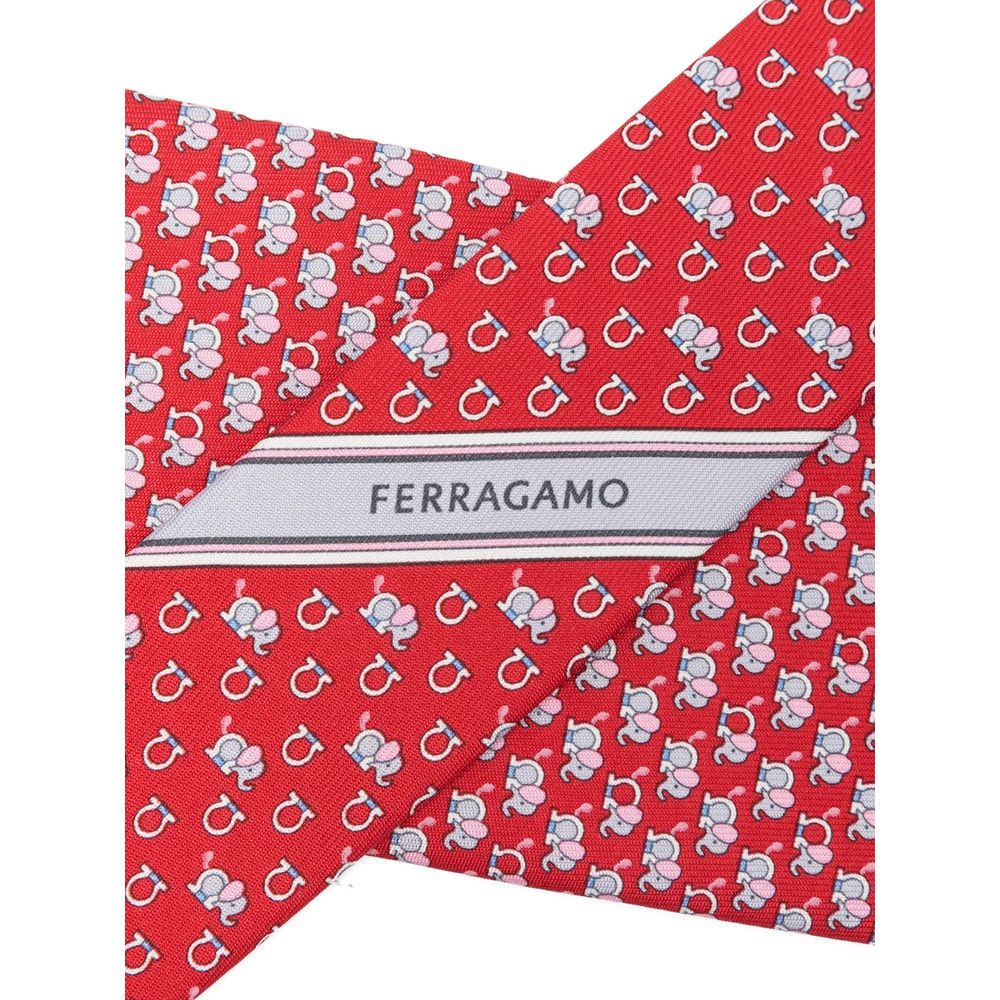 Salvatore Ferragamo Ferragamo RED Ties & Bow Ties Size ONE SIZE - 3 Thumbnail