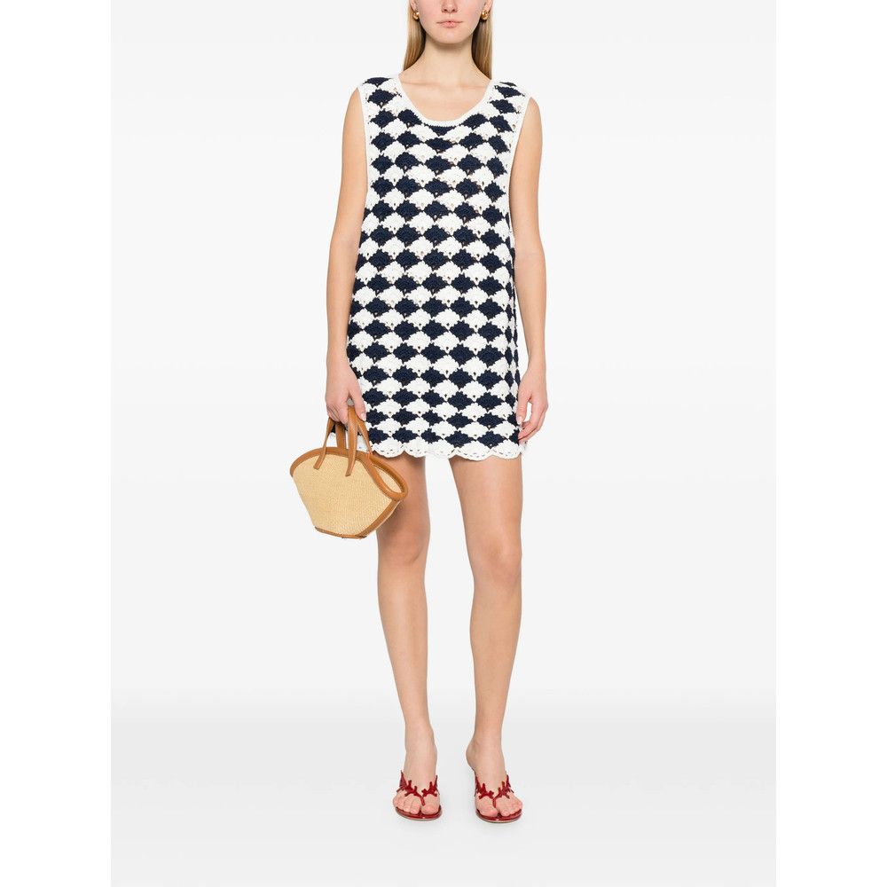 Farm Rio Farm Rio BLUE Dresses - Day Dresses Size S / US 4 / IT 40 - 3 Thumbnail