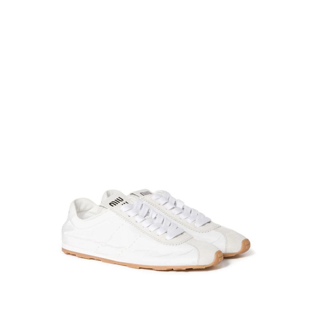 Miu Miu Miu Miu WHITE Trainers Size US 10 / IT 40 - 2 Thumbnail