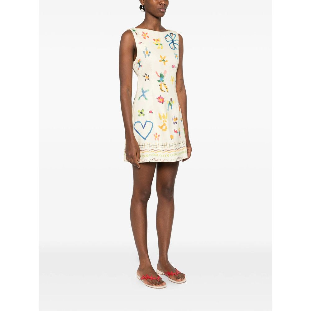 ALEMAIS Alemais NEUTRALS Dresses - Day Dresses Size L / US 10 / IT 46 - 5 Thumbnail
