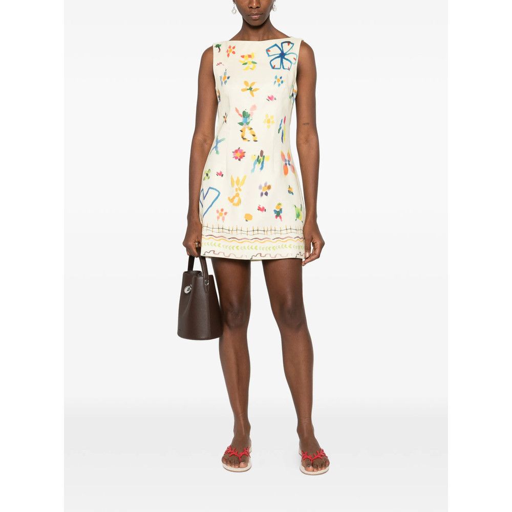 ALEMAIS Alemais NEUTRALS Dresses - Day Dresses Size L / US 10 / IT 46 - 4 Thumbnail