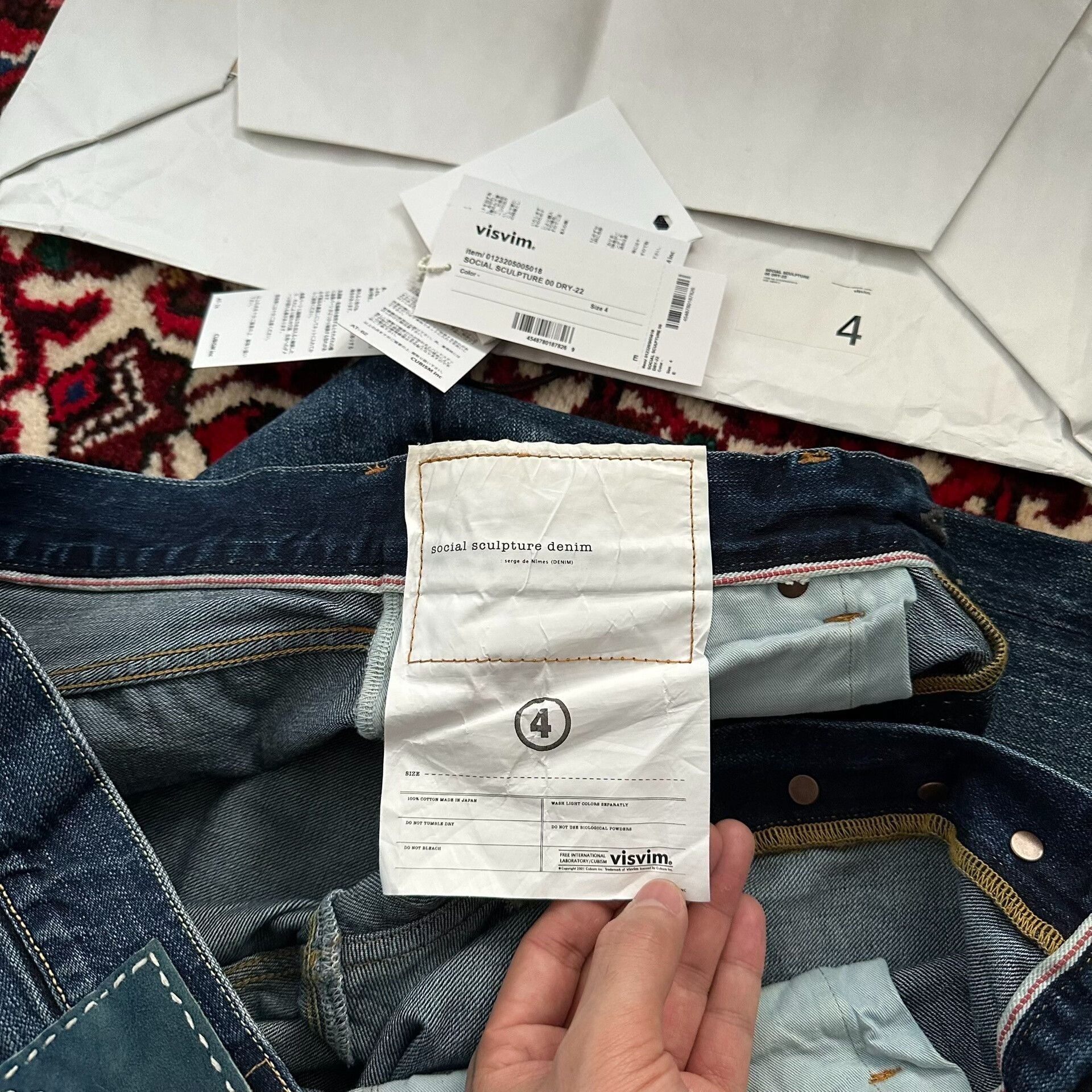 Visvim visvim dry wash denim pants size 2 Size US 30 / EU 46 - 9 Thumbnail