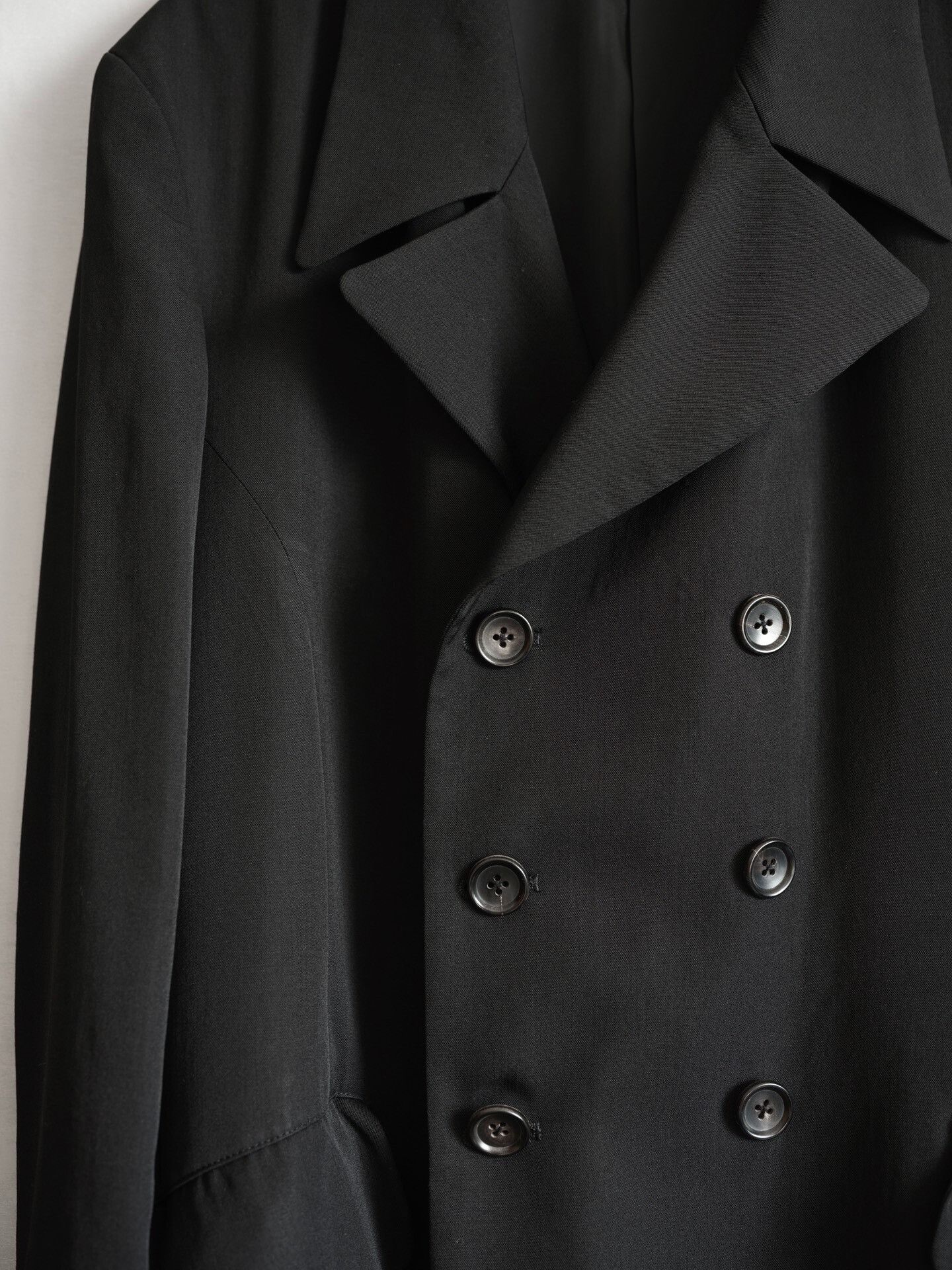Yohji Yamamoto Yohji Yamamoto Double-Breasted Coat Size US M / EU 48-50 / 2 - 5 Thumbnail