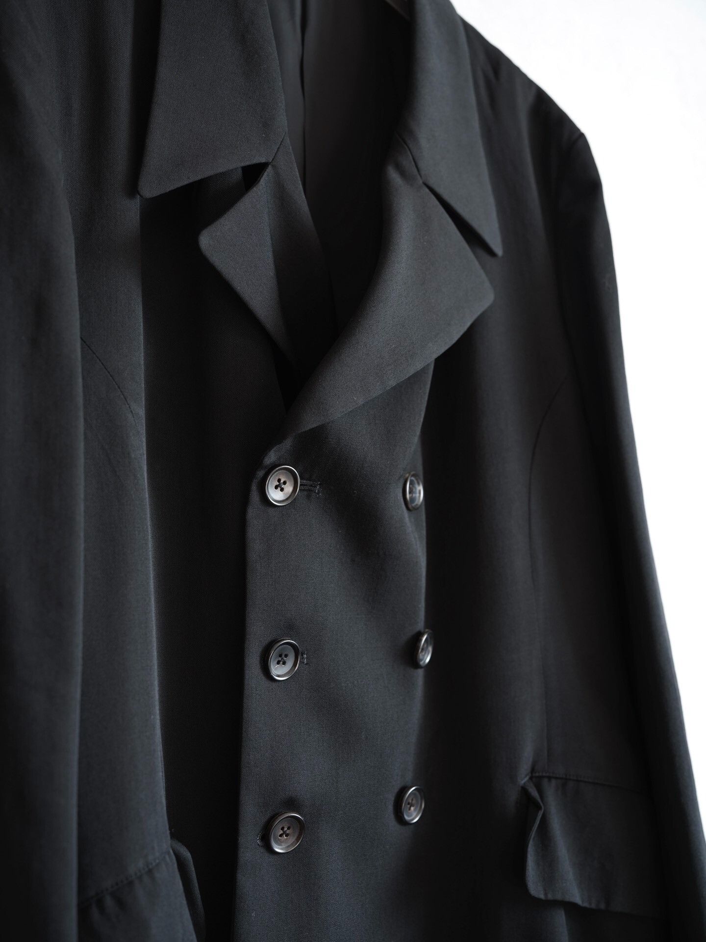 Yohji Yamamoto Yohji Yamamoto Double-Breasted Coat Size US M / EU 48-50 / 2 - 4 Thumbnail