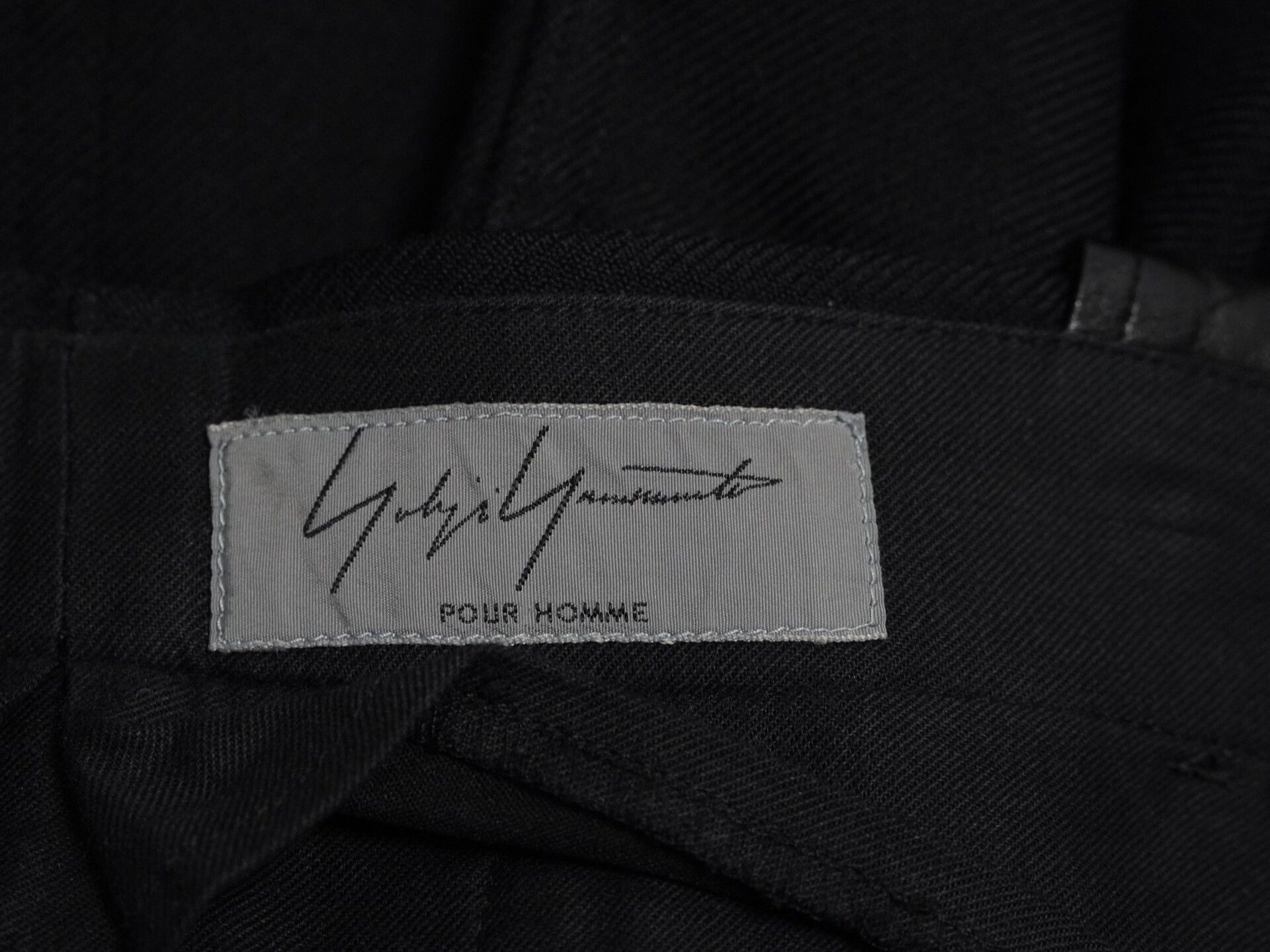 Yohji Yamamoto black long pants by yohji yamamoto Size US 30 / EU 46 - 6 Thumbnail