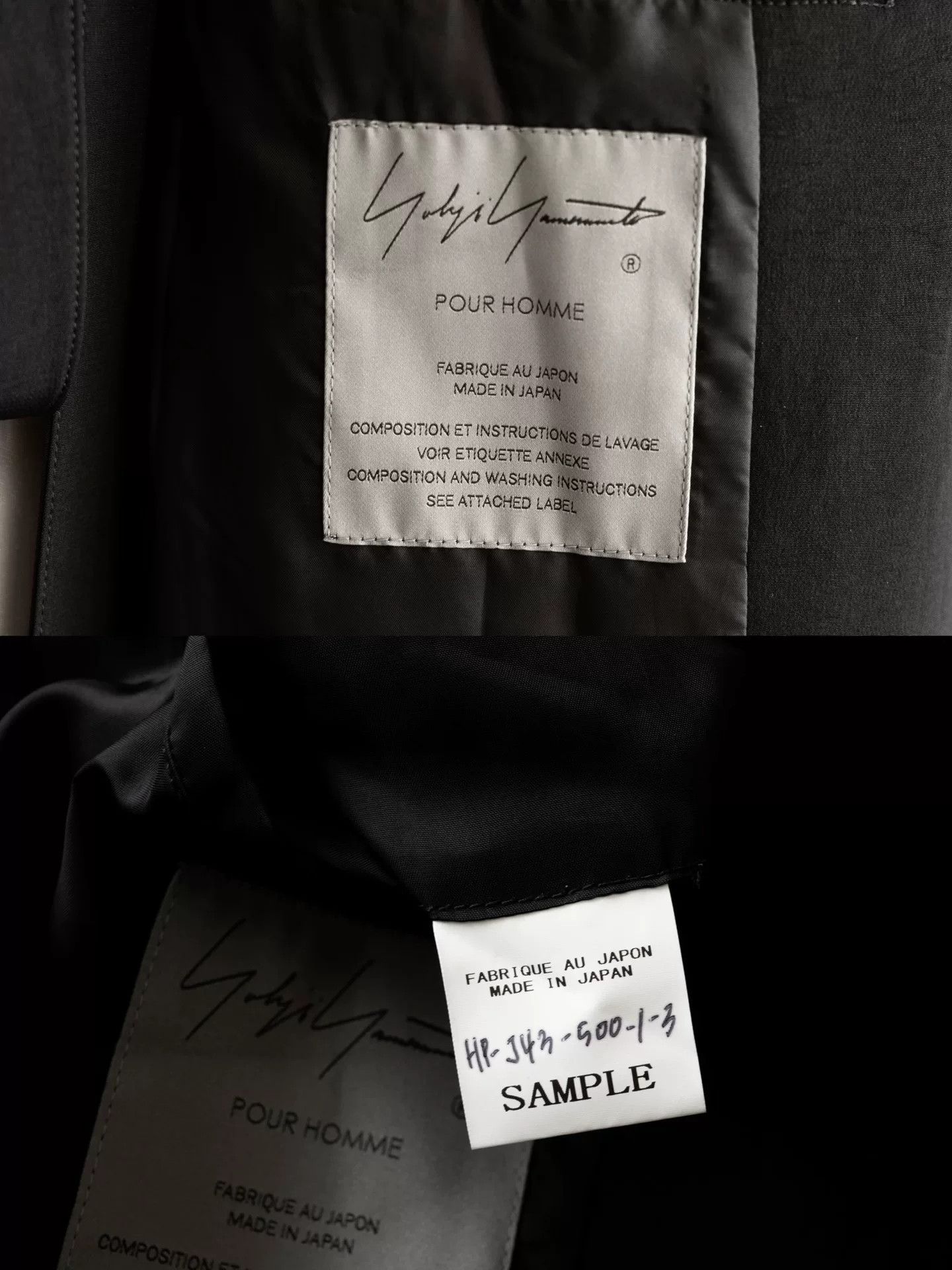 Yohji Yamamoto asymmetrical black acetate coat by yohji yamamoto Size US M / EU 48-50 / 2 - 9 Thumbnail