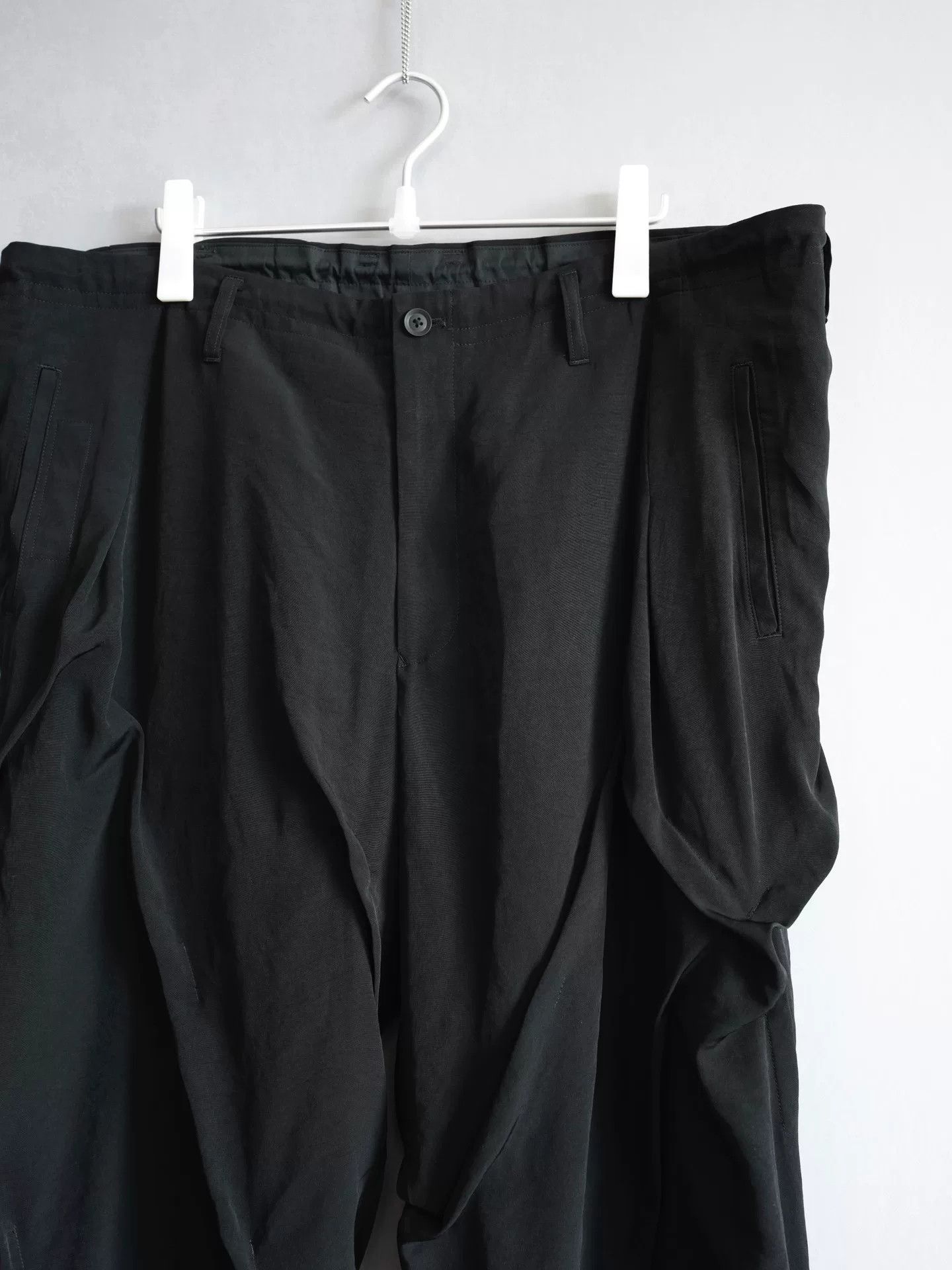 Yohji Yamamoto Yohji Yamamoto Irregular Pleated Trousers Size US 30 / EU 46 - 5 Thumbnail