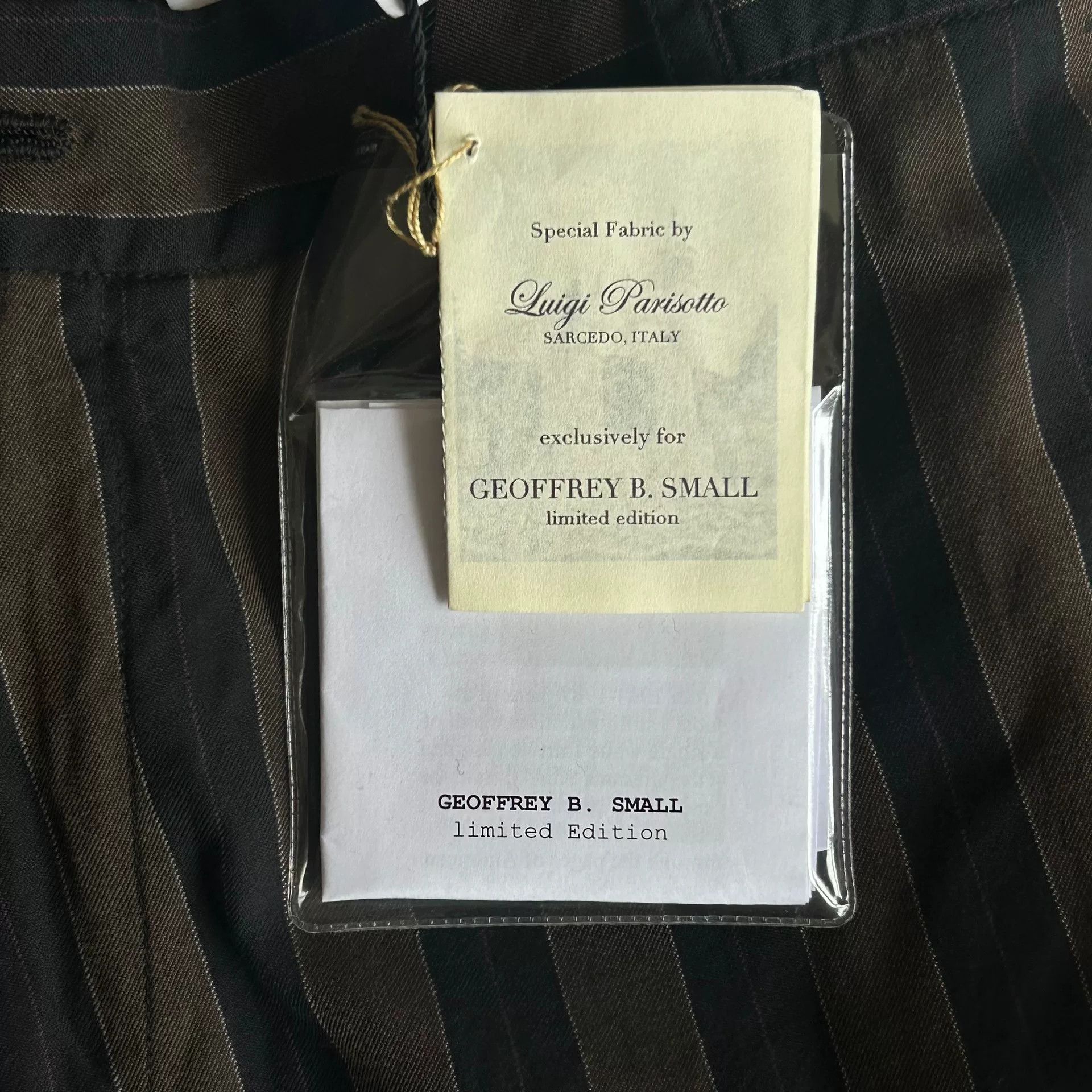 Geoffrey B. Small Geoffrey B. Small Silk Wool Striped Pants Size US 36 / EU 52 - 8 Thumbnail