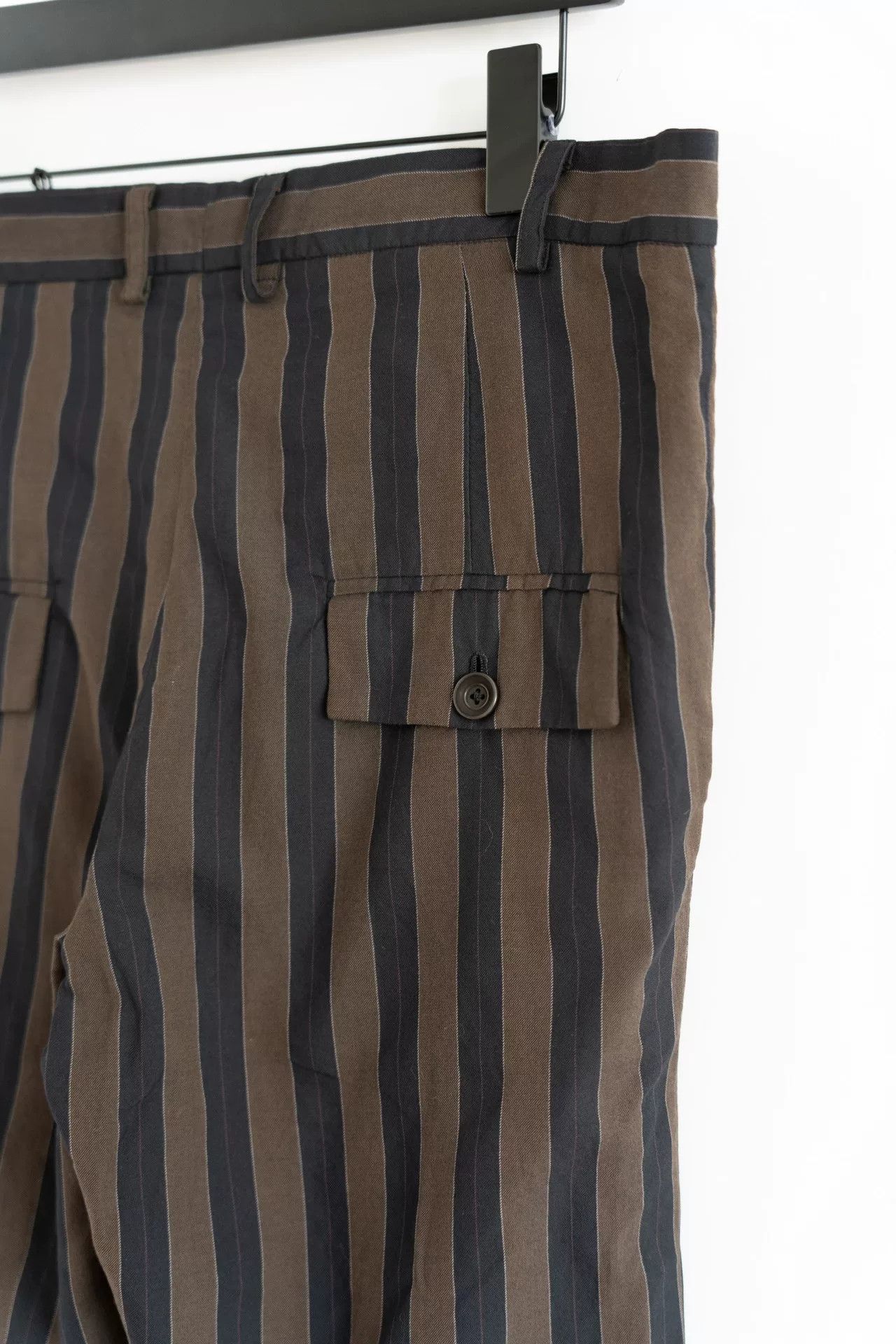 Geoffrey B. Small Geoffrey B. Small Silk Wool Striped Pants Size US 36 / EU 52 - 4 Thumbnail