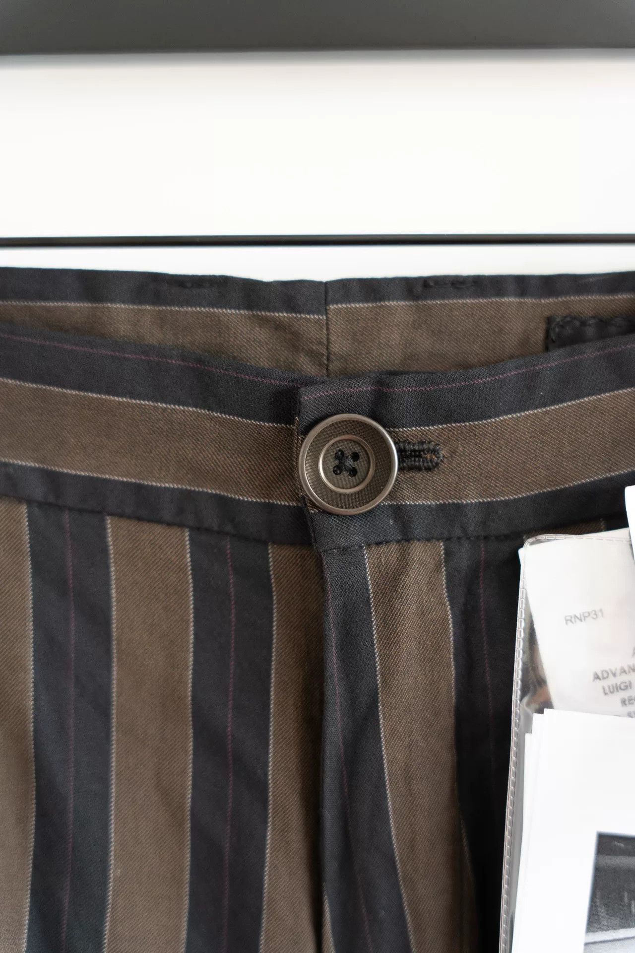 Geoffrey B. Small Geoffrey B. Small Silk Wool Striped Pants Size US 36 / EU 52 - 3 Thumbnail