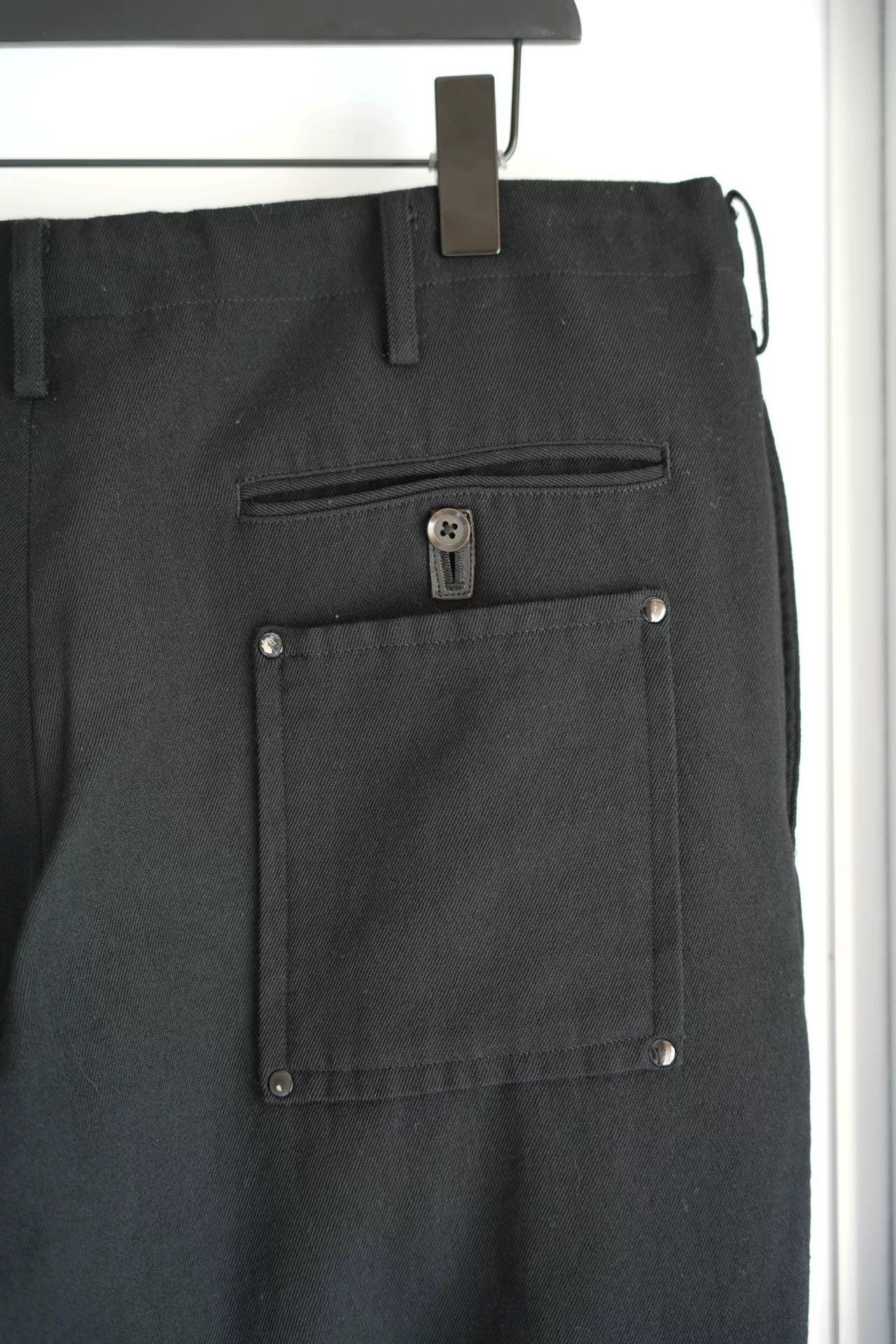 Yohji Yamamoto Yohji Yamamoto 2005 Black Drawstring Pants Size US 28 / EU 44 - 6 Thumbnail