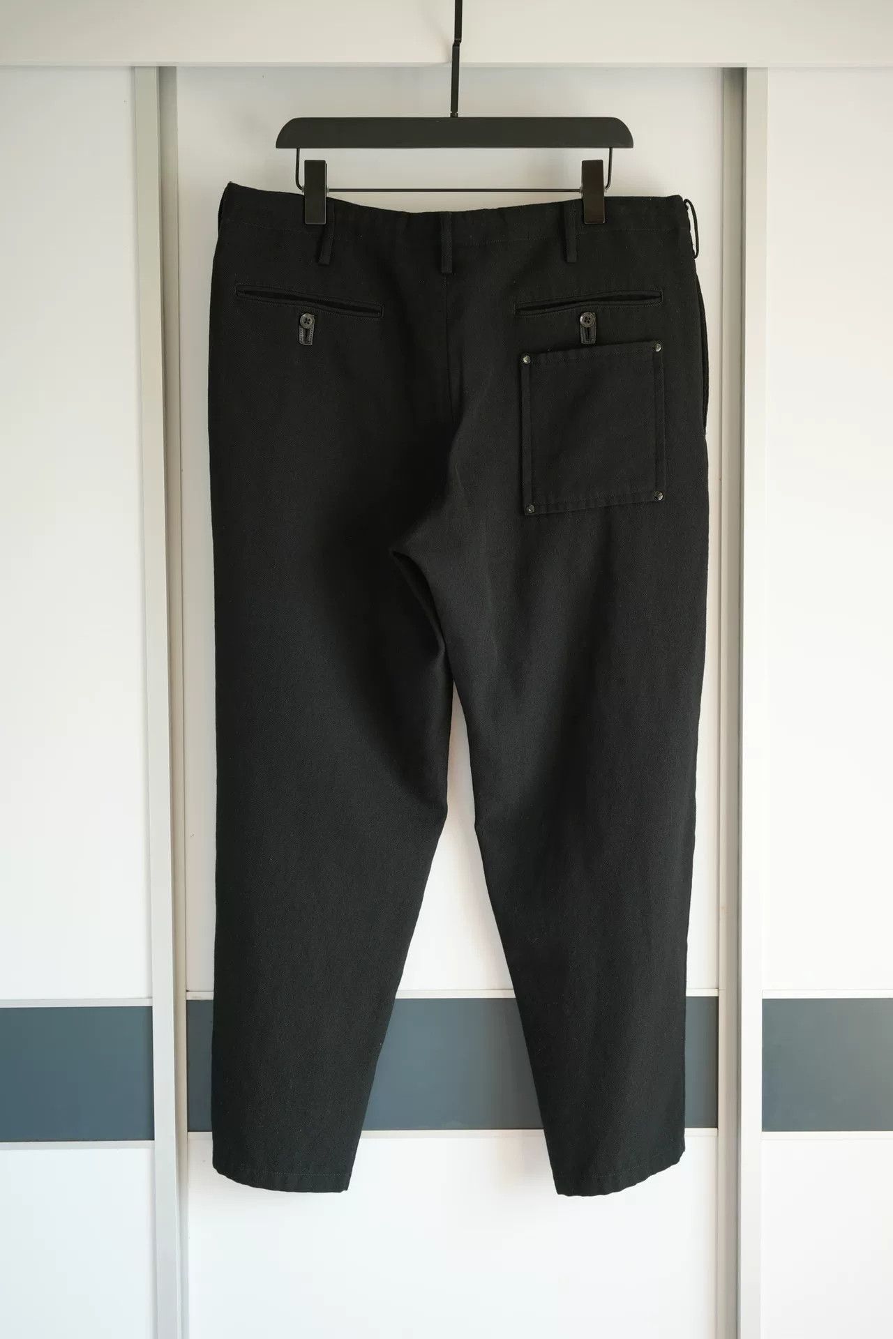 Yohji Yamamoto Yohji Yamamoto 2005 Black Drawstring Pants Size US 28 / EU 44 - 2 Thumbnail
