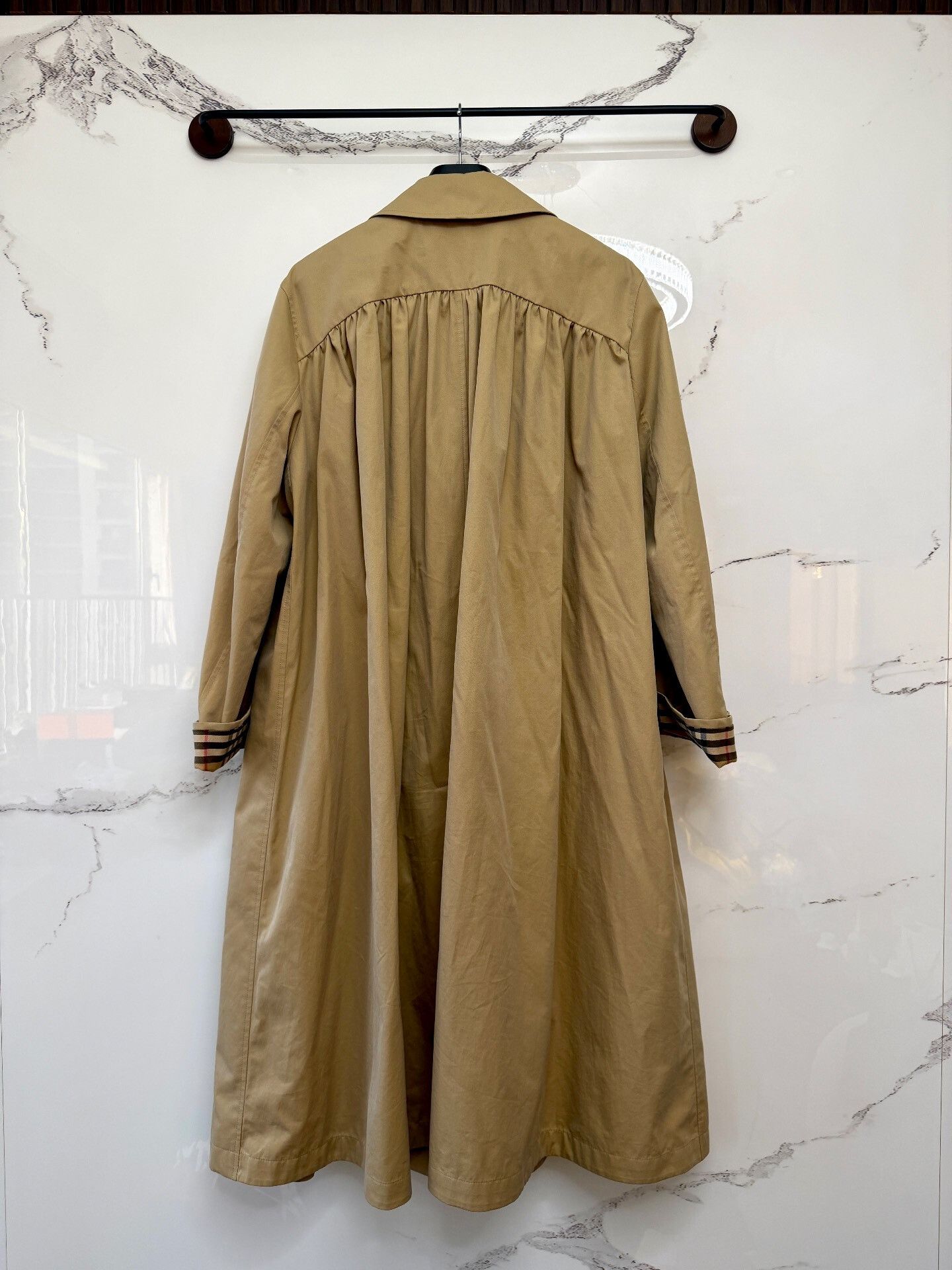 Burberry burberry check trench coat Size ONE SIZE - 4 Thumbnail
