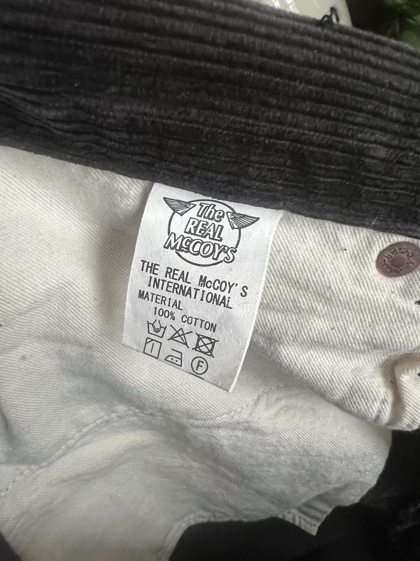 The Real McCoy's The Real McCoy's Corduroy Trousers, Size 34 Size US 34 / EU 50 - 8 Thumbnail