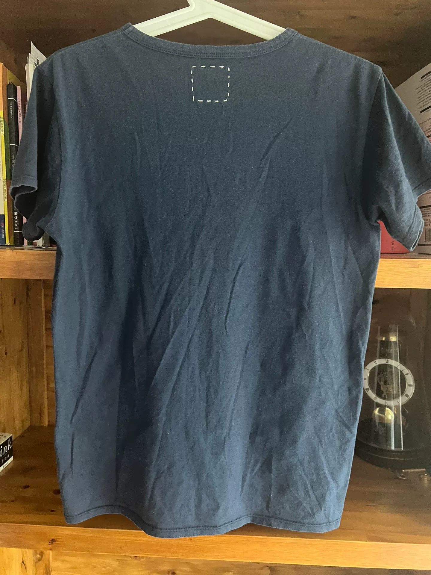 Visvim visvim Blue Dyed V-Neck Short Sleeve Tee Size US M / EU 48-50 / 2 - 8 Thumbnail
