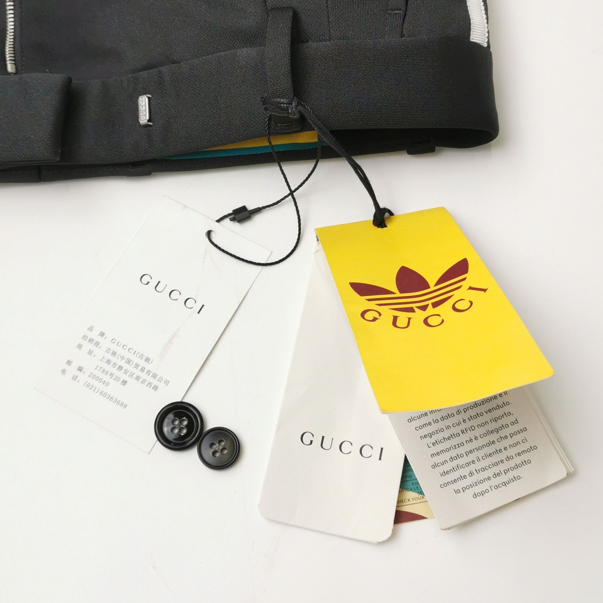 Gucci Gucci x adidas Collaboration Interlocking G Buckle Pants Size US 36 / EU 52 - 7 Thumbnail