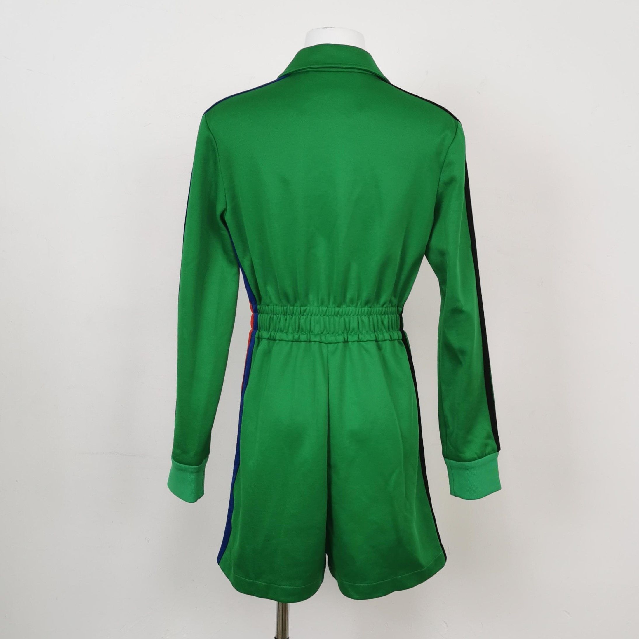 Gucci Gucci x adidas Green Logo Zip Collar Jumpsuit Size 40" / US 18 - 4 Thumbnail
