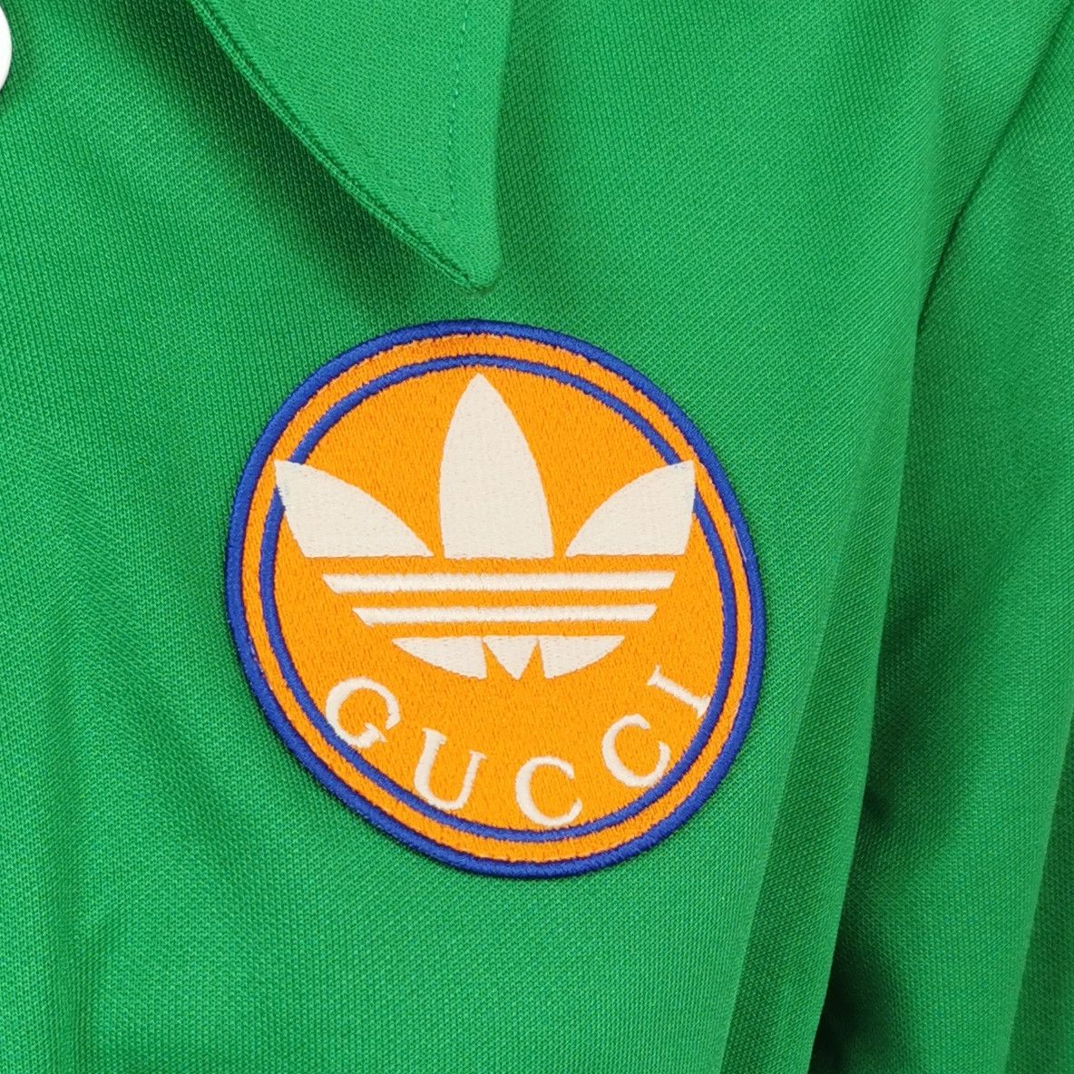 Gucci Gucci x adidas Green Logo Zip Collar Jumpsuit Size 40" / US 18 - 6 Thumbnail