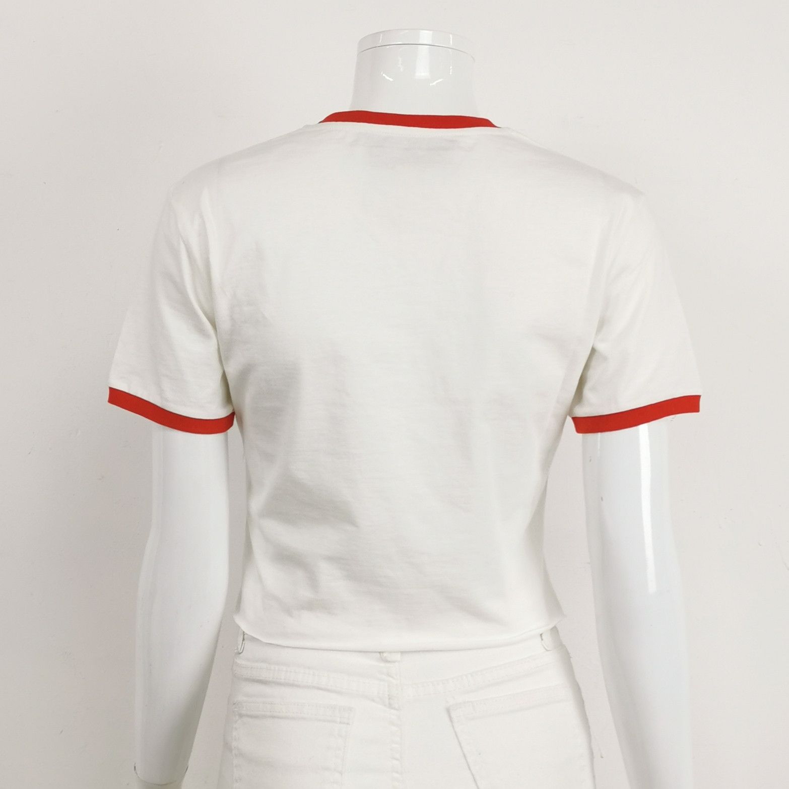 Gucci Gucci x adidas V-Neck Logo T-Shirt XS Size XS / US 0-2 / IT 36-38 - 4 Thumbnail