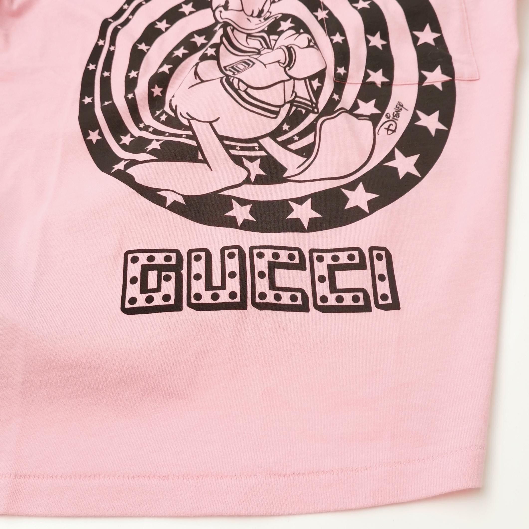 Gucci Gucci XS Pink Cotton Round Neck Graphic T-Shirt Size XS / US 0-2 / IT 36-38 - 6 Thumbnail