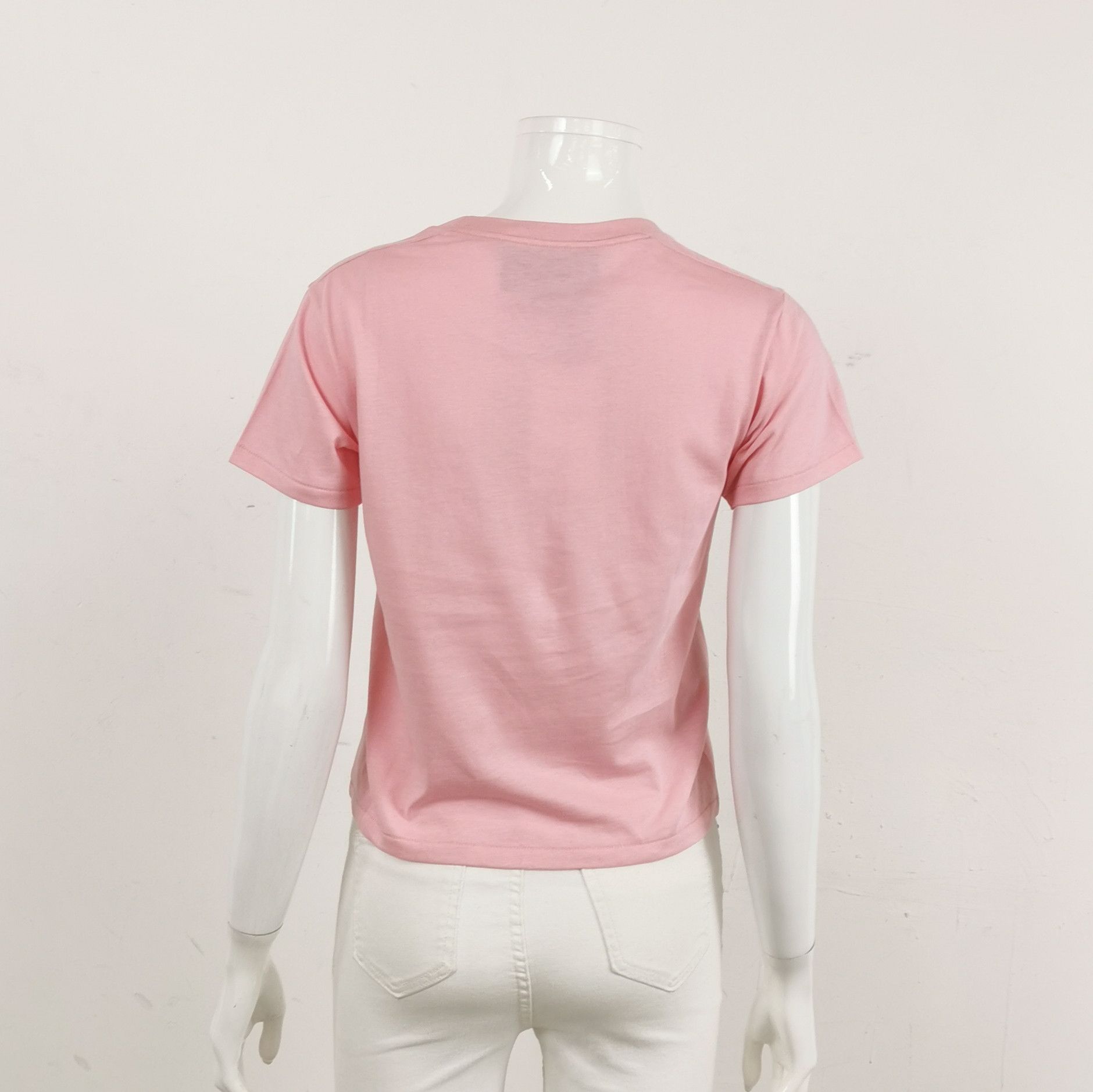 Gucci Gucci XS Pink Cotton Round Neck Graphic T-Shirt Size XS / US 0-2 / IT 36-38 - 4 Thumbnail