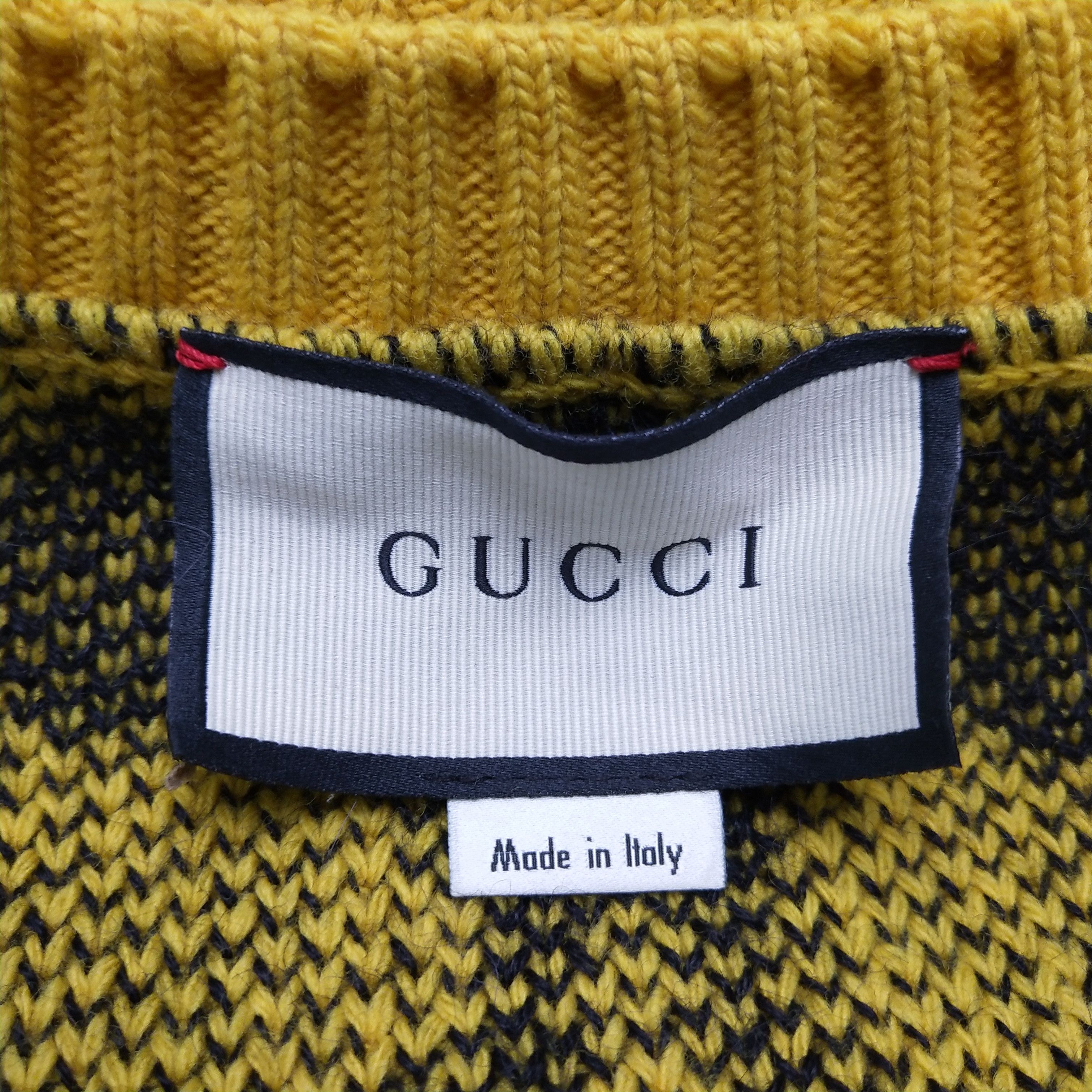 Gucci Gucci M Size Wool-Alpaca Bat Pattern Sweater Size M / US 6-8 / IT 42-44 - 10 Thumbnail