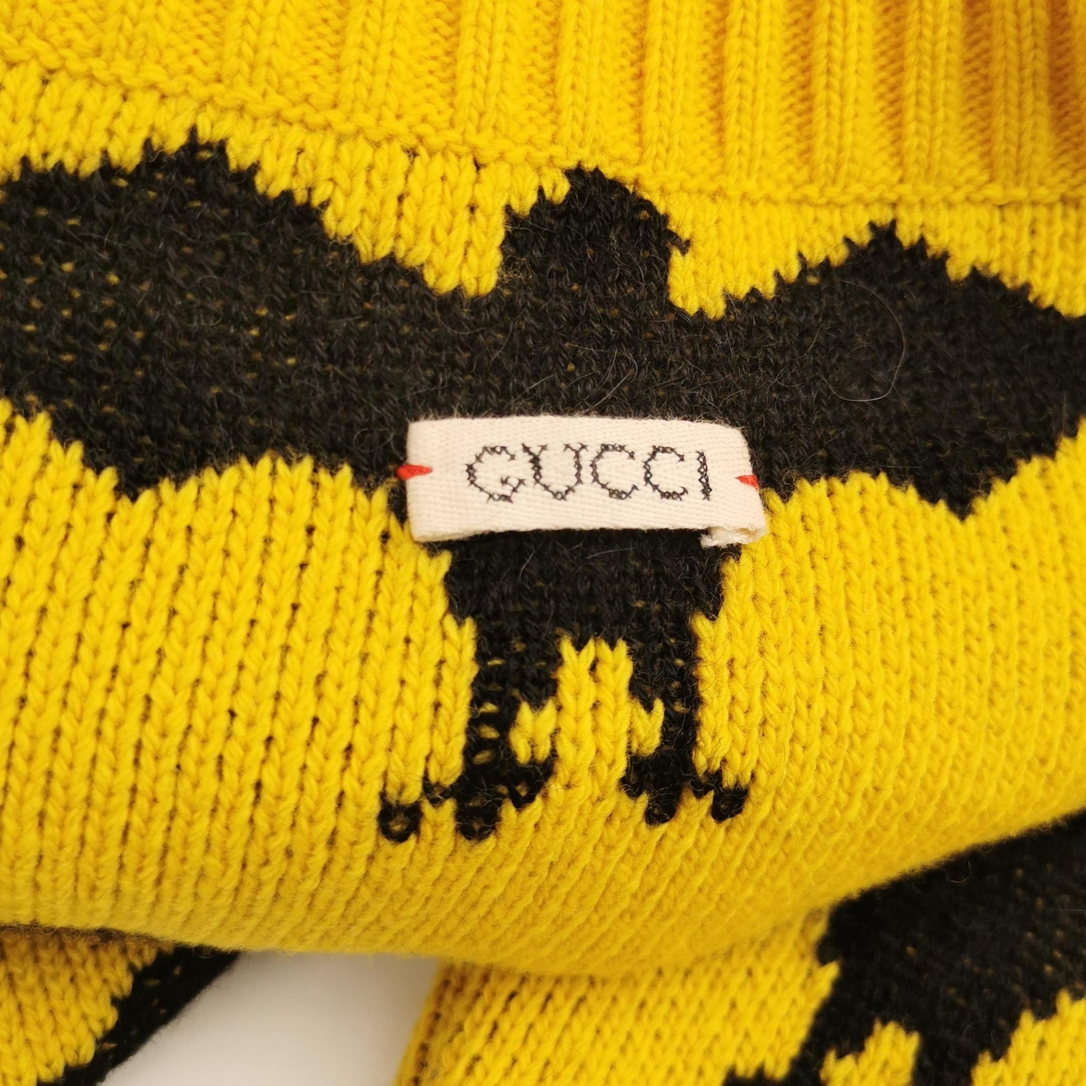 Gucci Gucci M Size Wool-Alpaca Bat Pattern Sweater Size M / US 6-8 / IT 42-44 - 7 Thumbnail