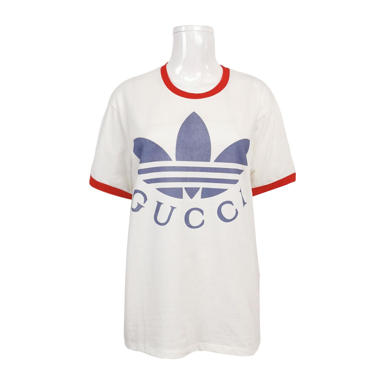 Gucci Gucci Adidas XS Crew Neck Logo T-Shirt Size XS / US 0-2 / IT 36-38 - 2 Thumbnail