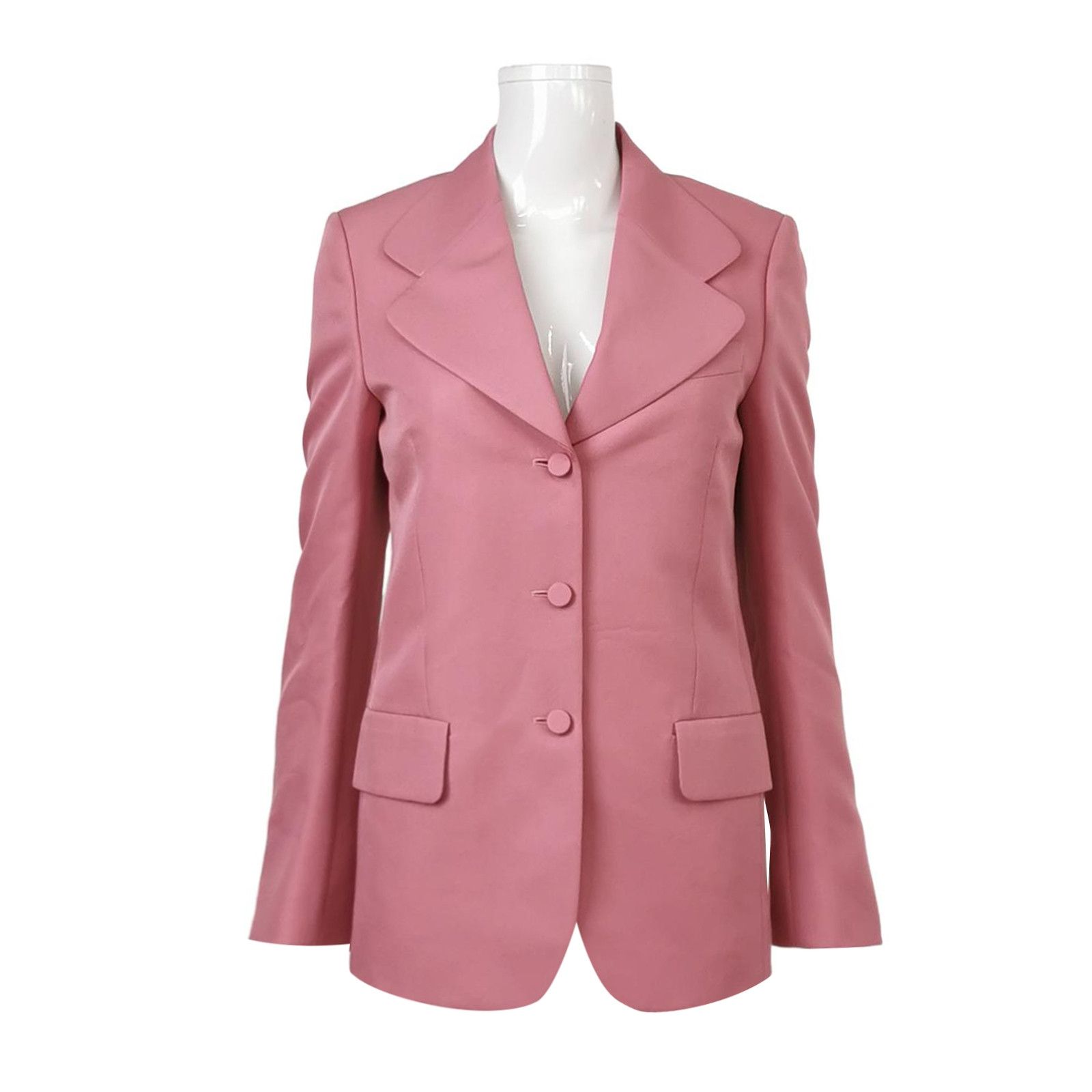 Gucci Gucci Pink Single-Breasted Blazer M Size M / US 6-8 / IT 42-44 - 2 Thumbnail