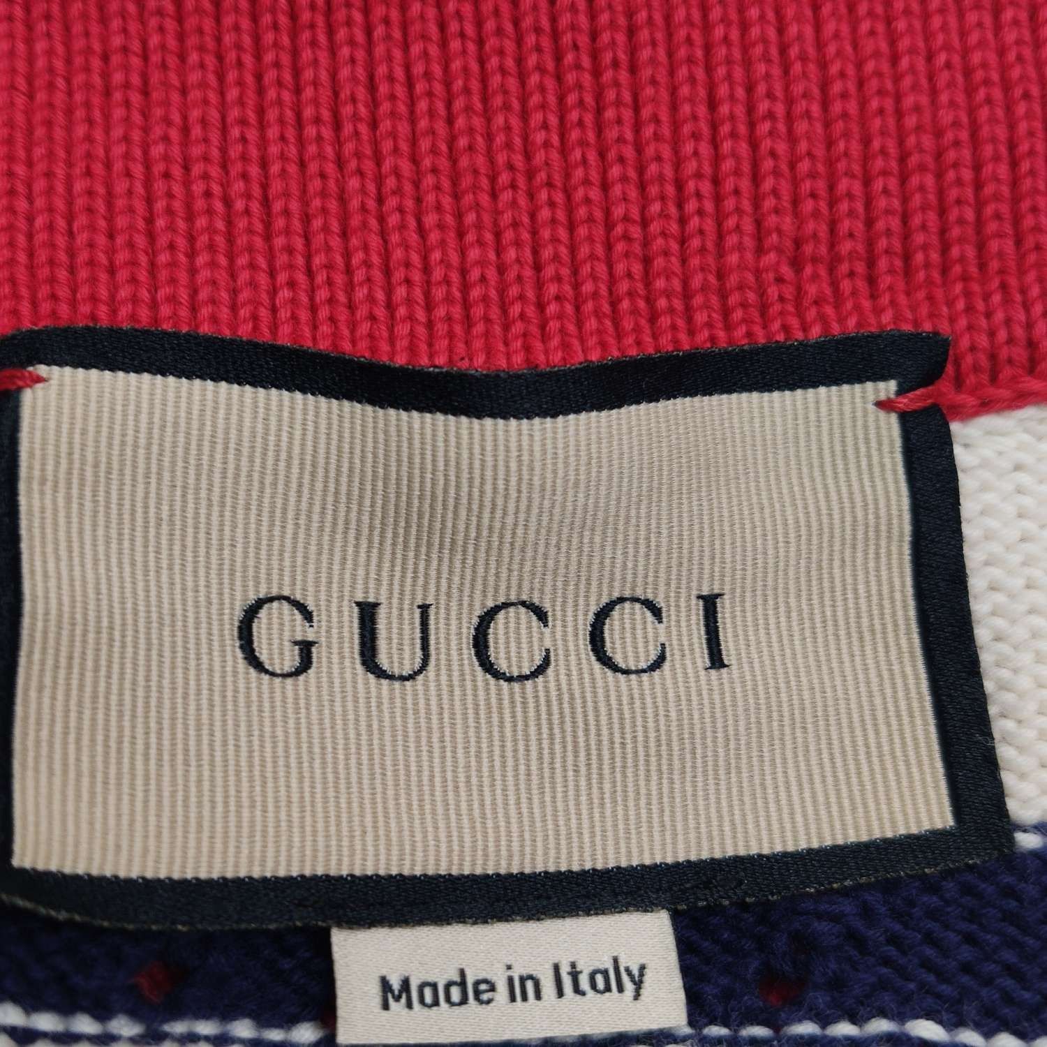 Gucci Gucci Striped Colorblock Collar Short-Sleeve Dress XS Size XS / US 0-2 / IT 36-38 - 8 Thumbnail