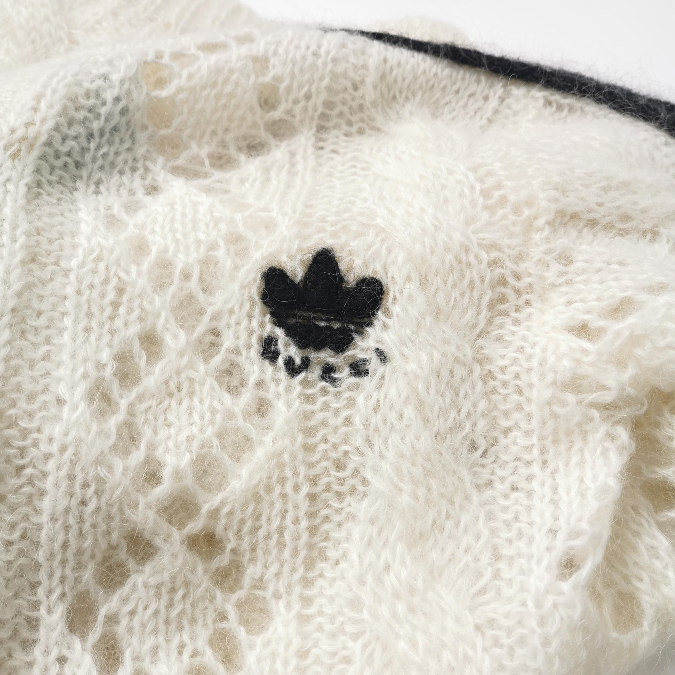 Gucci Gucci x adidas Mohair Wool Blend Cardigan M Size M / US 6-8 / IT 42-44 - 5 Thumbnail