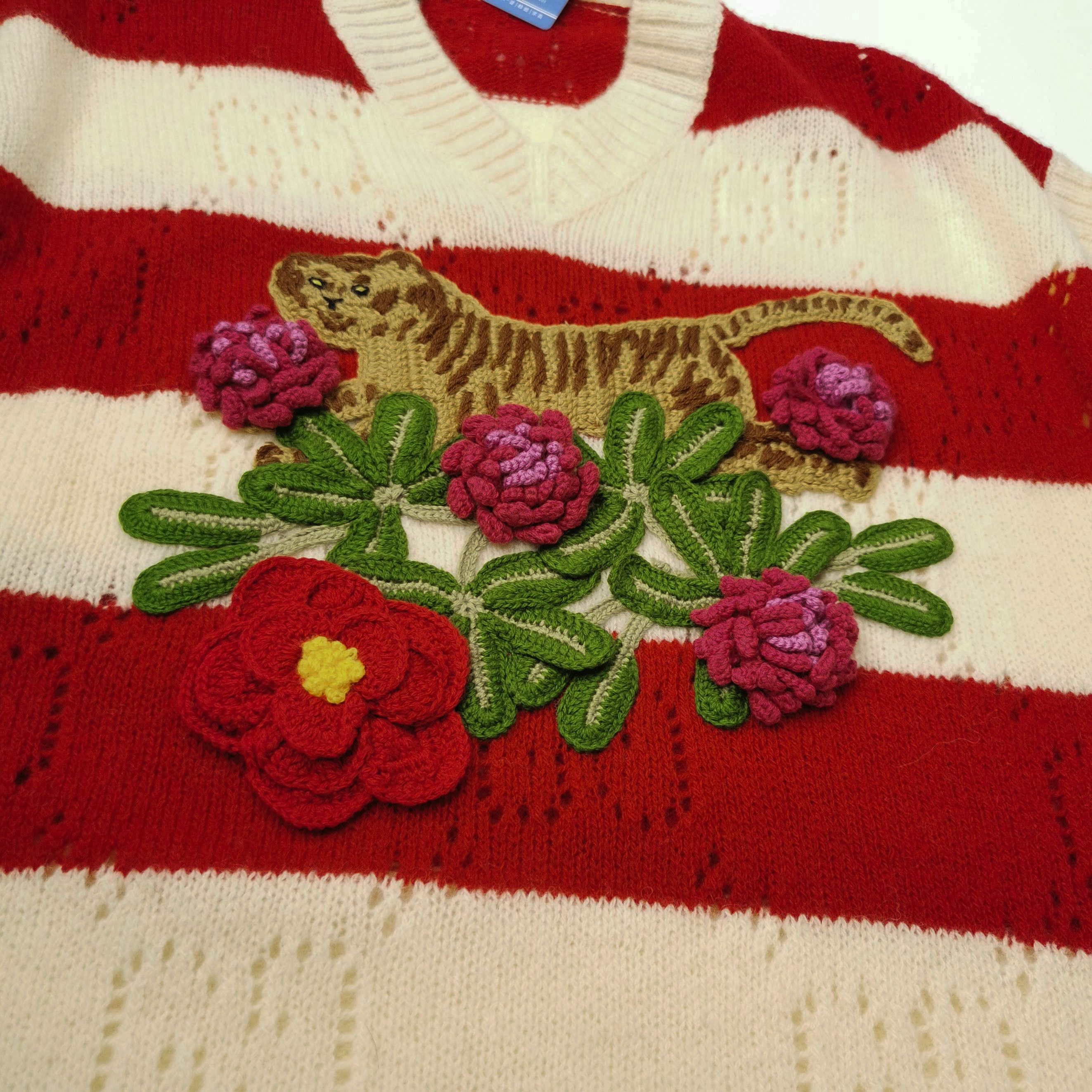 Gucci Gucci Chinese New Year Wool Striped Tiger Vest S Size S / US 4 / IT 40 - 5 Thumbnail