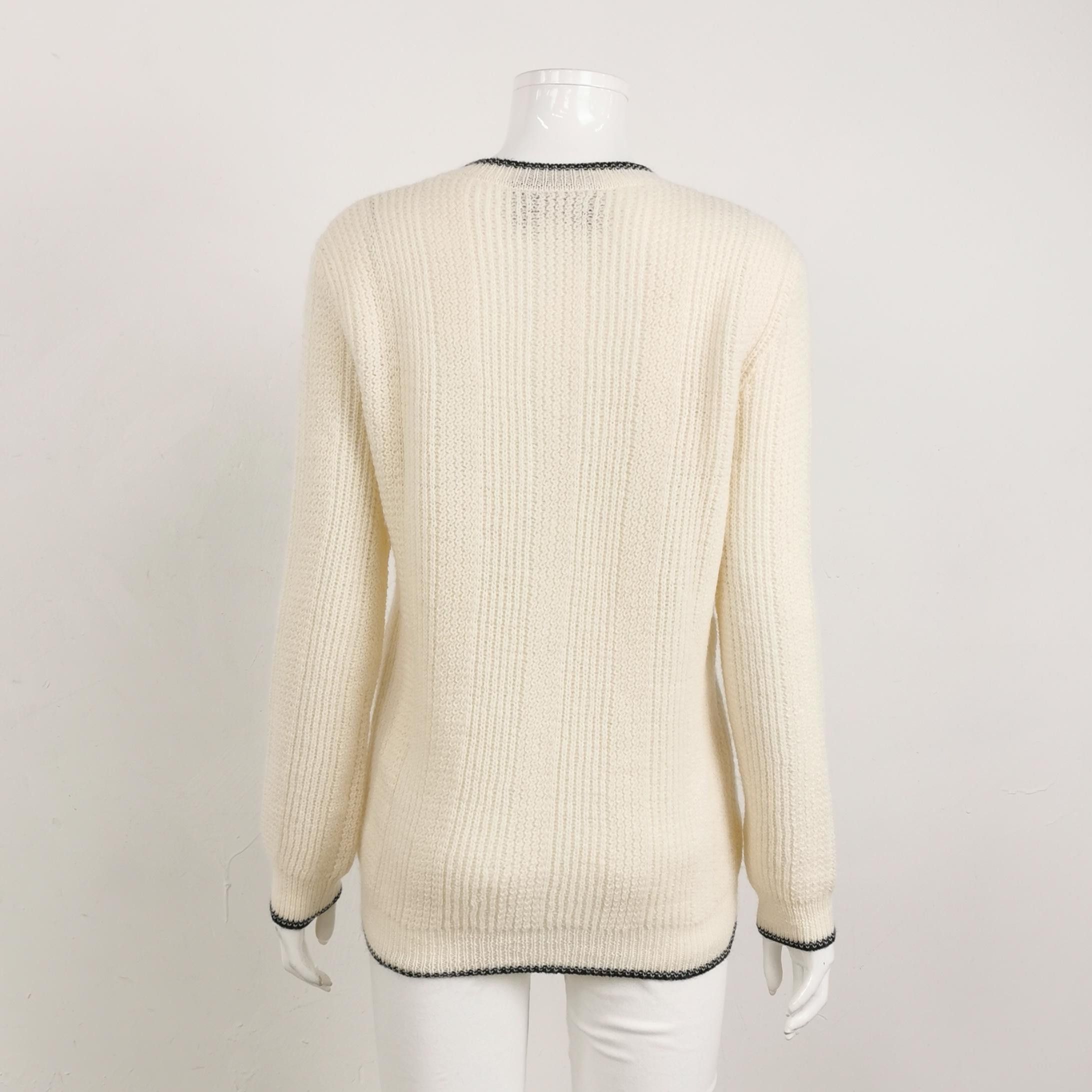 Gucci Gucci XS Wool Crewneck Sweater with Elephant Size XS / US 0-2 / IT 36-38 - 4 Thumbnail