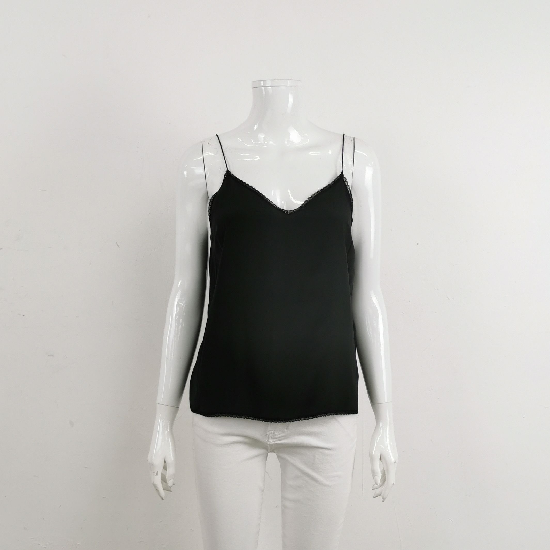Gucci Gucci Black Silk-Cotton Long-Sleeve Shirt S Size S / US 4 / IT 40 - 6 Thumbnail