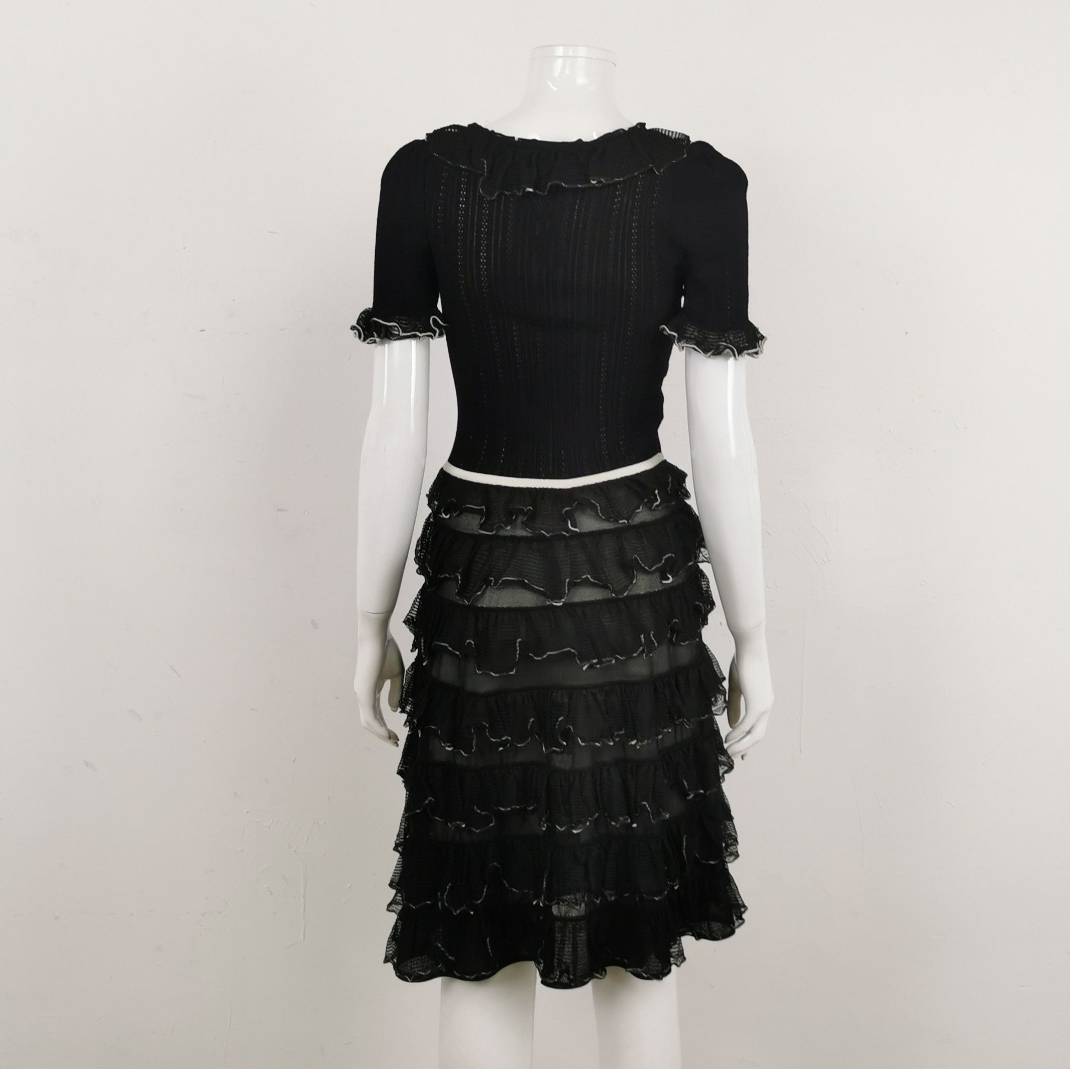 Gucci Gucci Silk Lace Tie Short-Sleeve Dress S Size S / US 4 / IT 40 - 3 Thumbnail