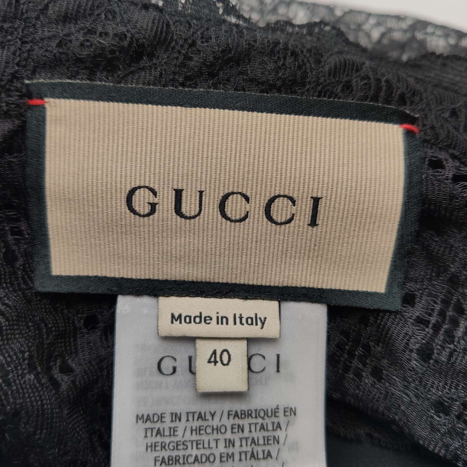 Gucci Gucci Black Lace Button-Front Shirt S Size S / US 4 / IT 40 - 11 Thumbnail