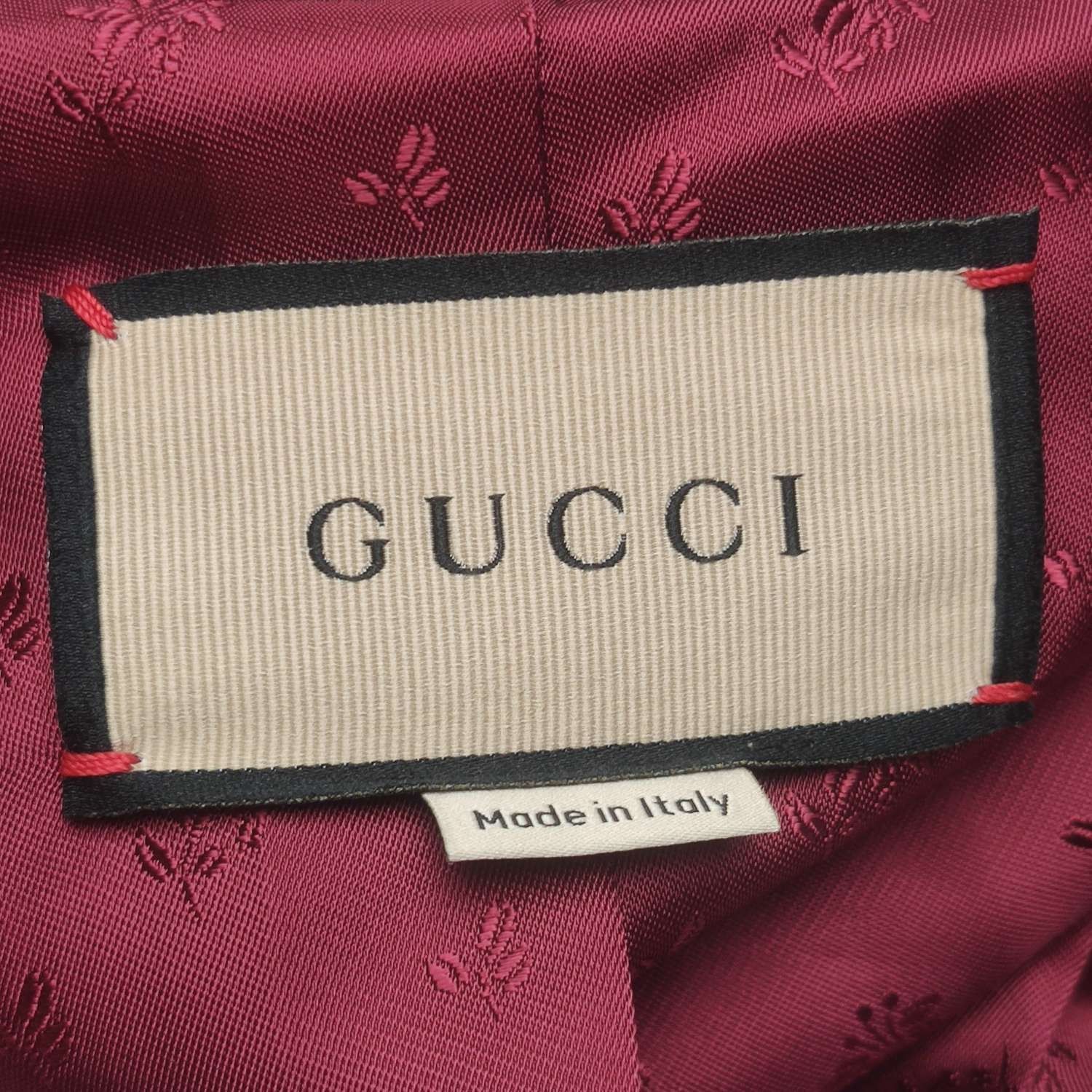 Gucci Gucci XS Colorblock Crewneck Single-Breasted Jacket Size XS / US 0-2 / IT 36-38 - 7 Thumbnail