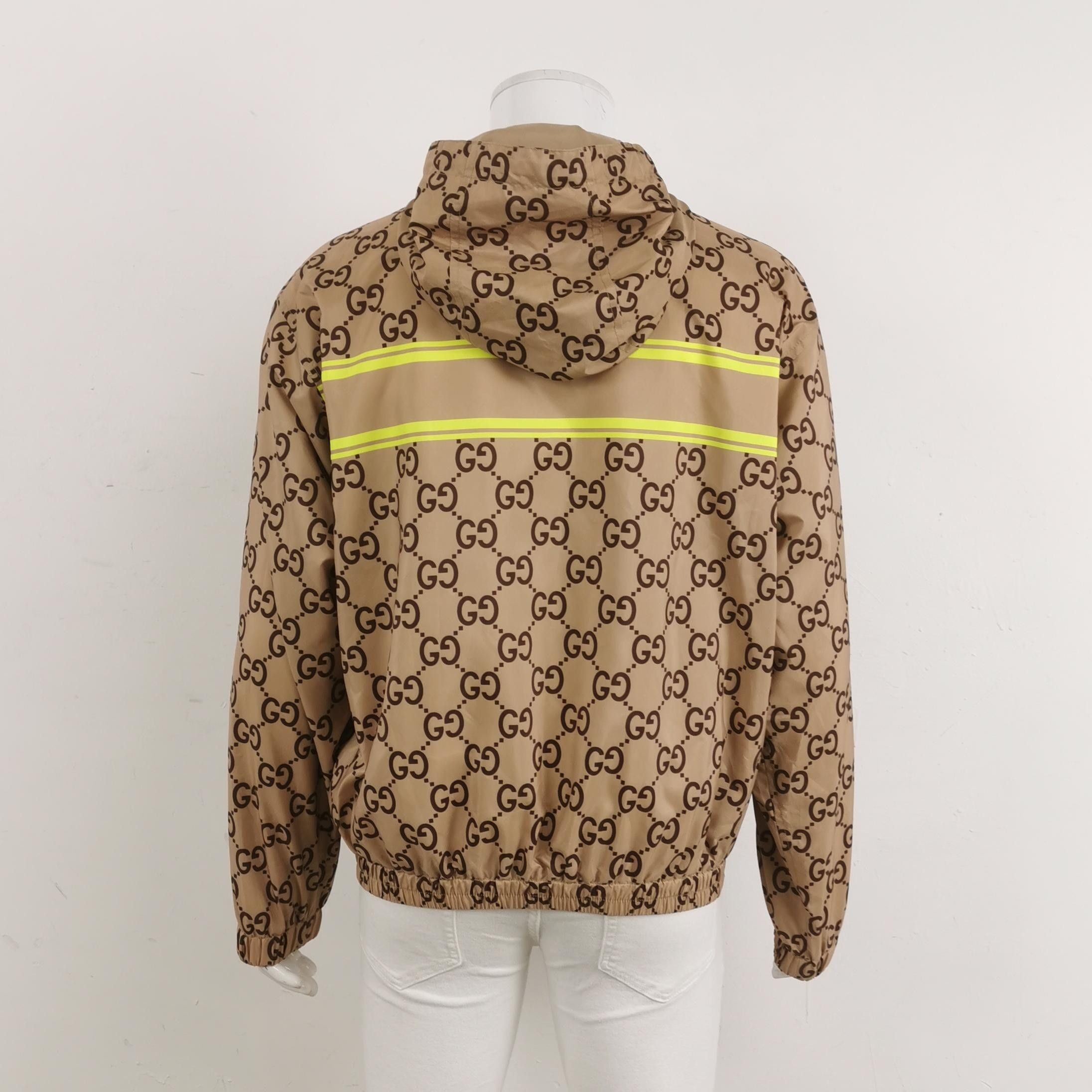 Gucci Gucci GG Monogram Logo Hooded Jacket L Size US L / EU 52-54 / 3 - 4 Thumbnail