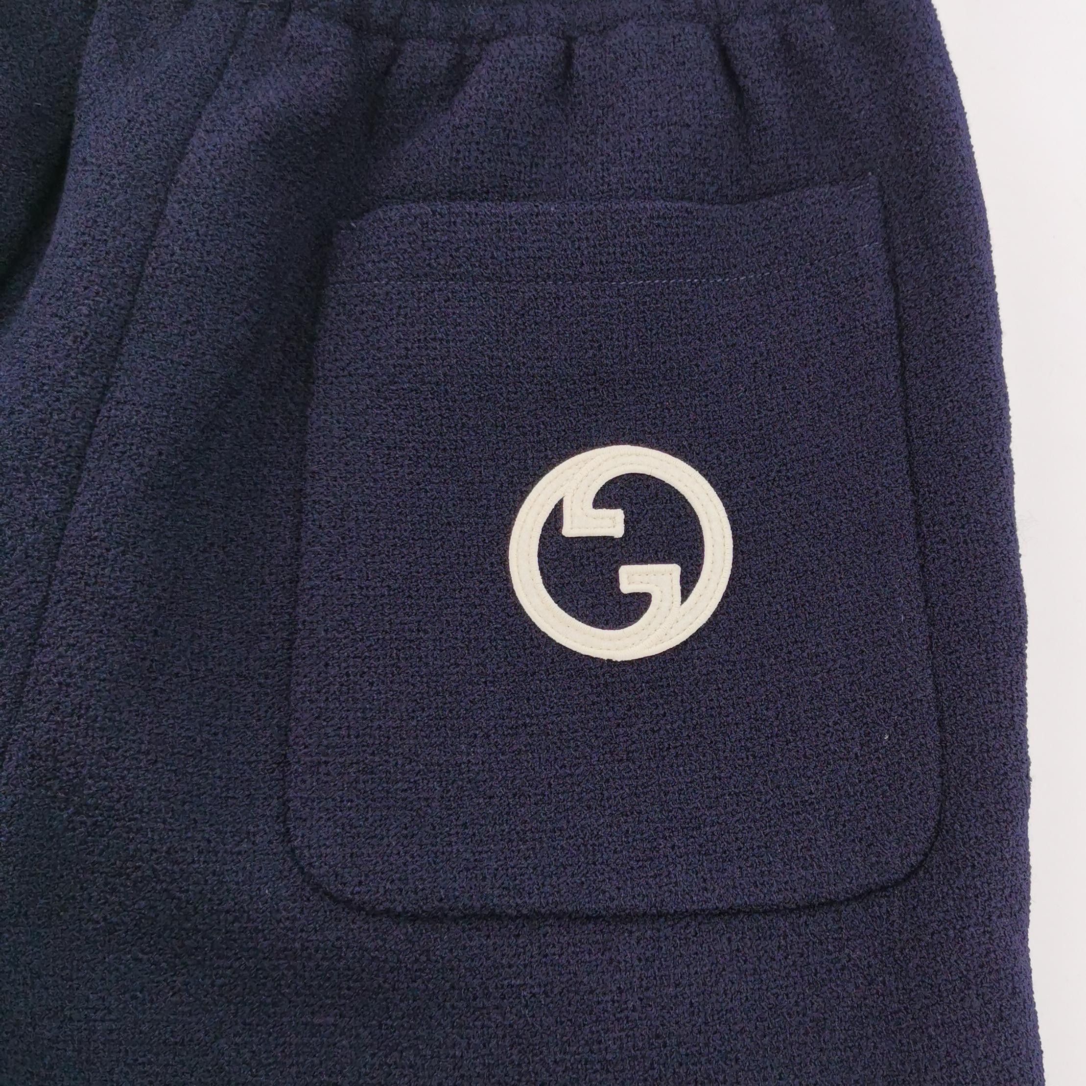 Gucci Gucci Wool Blend Interlocking GG Elastic Waist Shorts XS Size US 31 - 5 Thumbnail