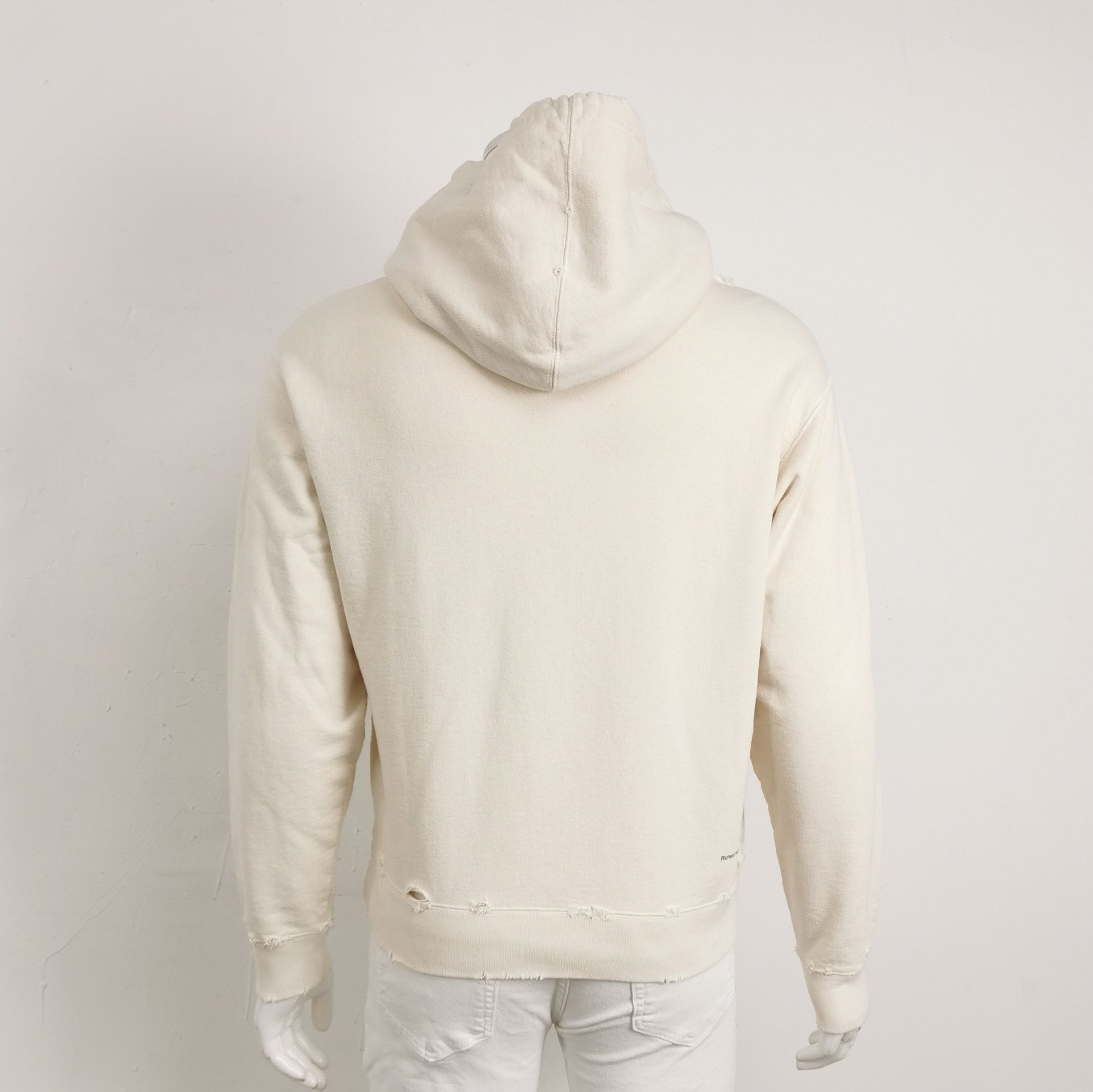 Gucci Gucci XS Cream 'thank' Letter Logo Hoodie Size US XS / EU 42 / 0 - 4 Thumbnail