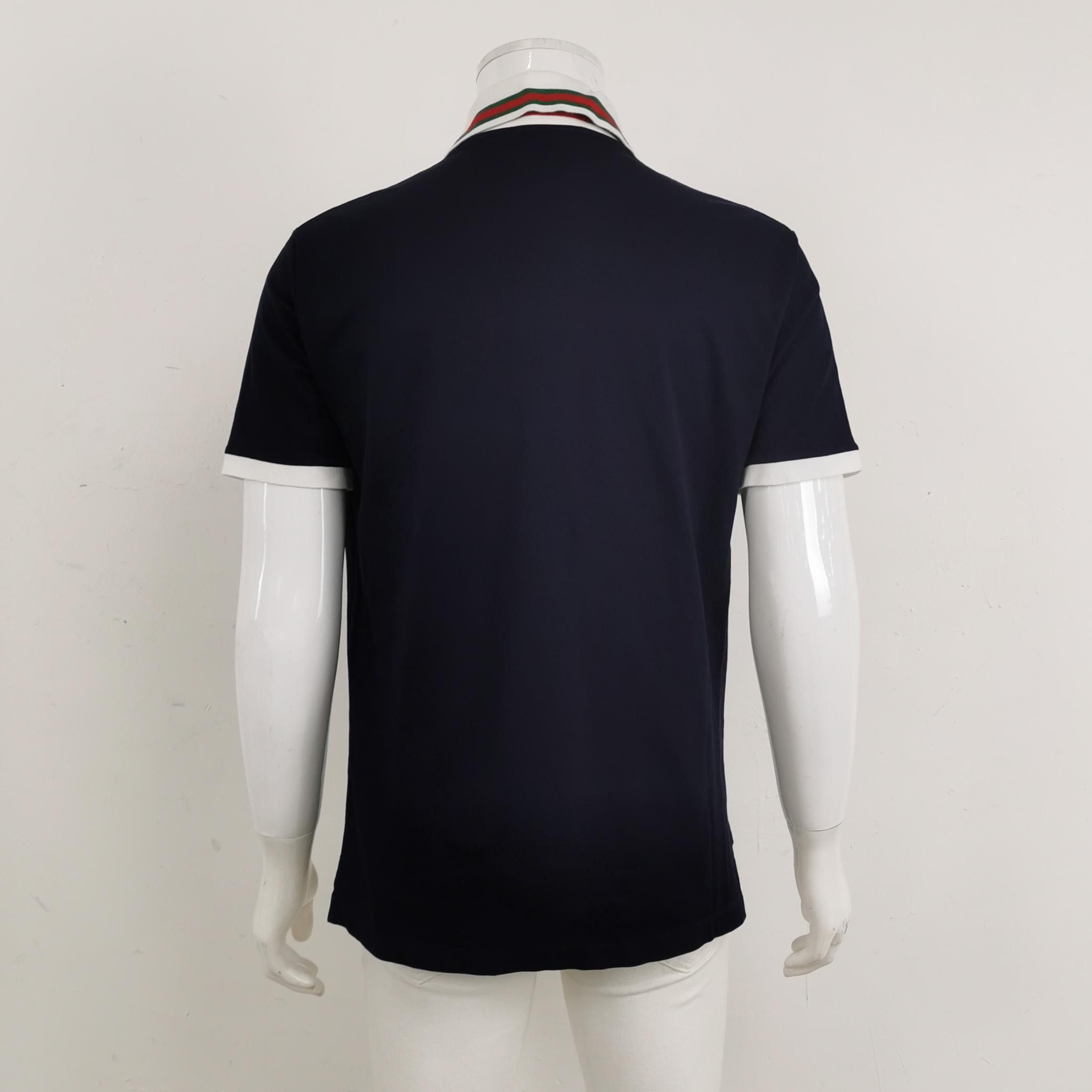 Gucci Gucci Colorblock Collar Logo Short Sleeve Polo Size US M / EU 48-50 / 2 - 4 Thumbnail