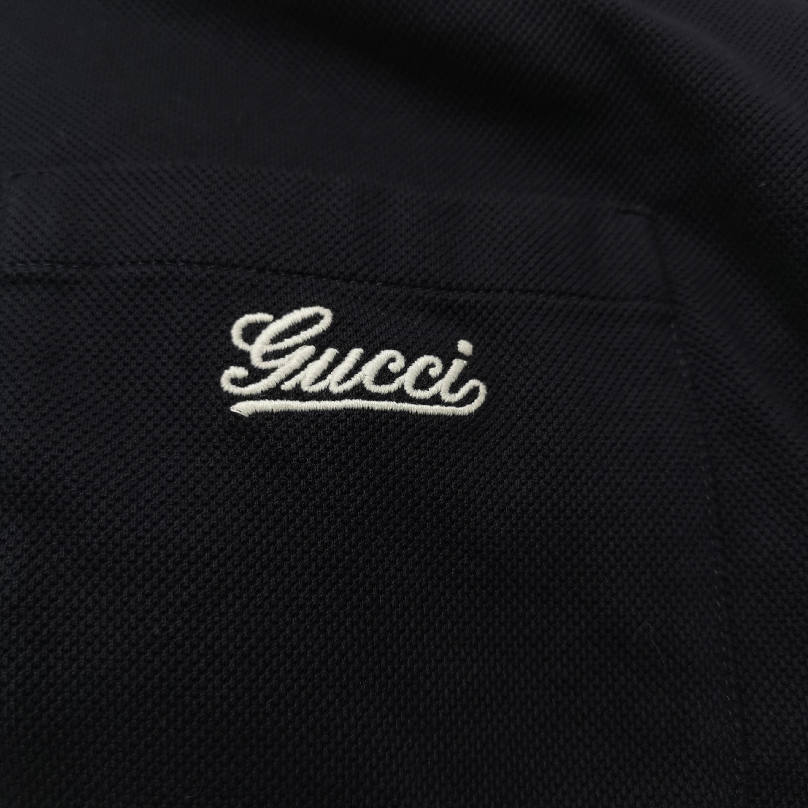 Gucci Gucci Colorblock Collar Logo Short Sleeve Polo Size US M / EU 48-50 / 2 - 5 Thumbnail