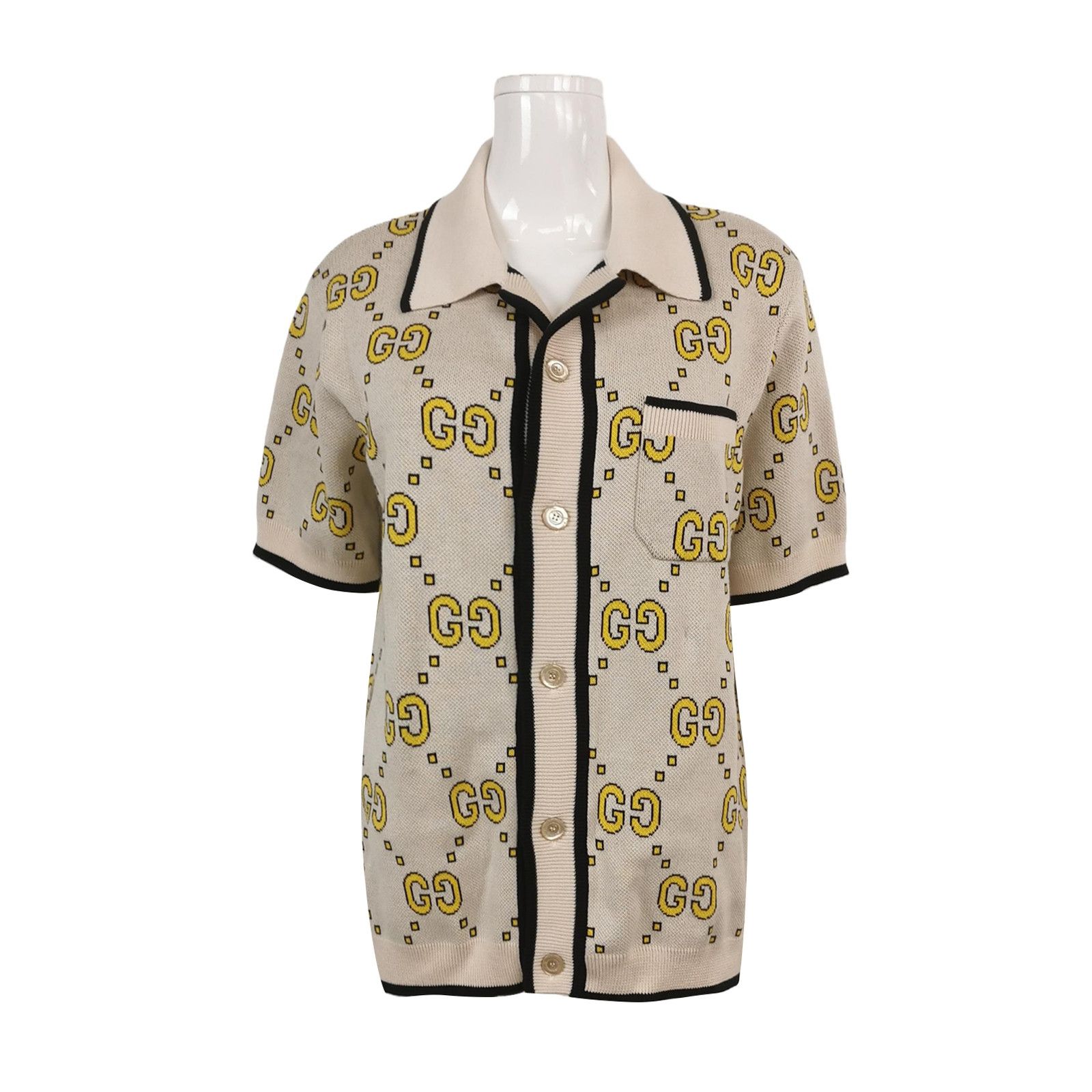 Gucci Gucci Size S GG Print Short-Sleeve Collared Jacket Size US S / EU 44-46 / 1 - 2 Thumbnail