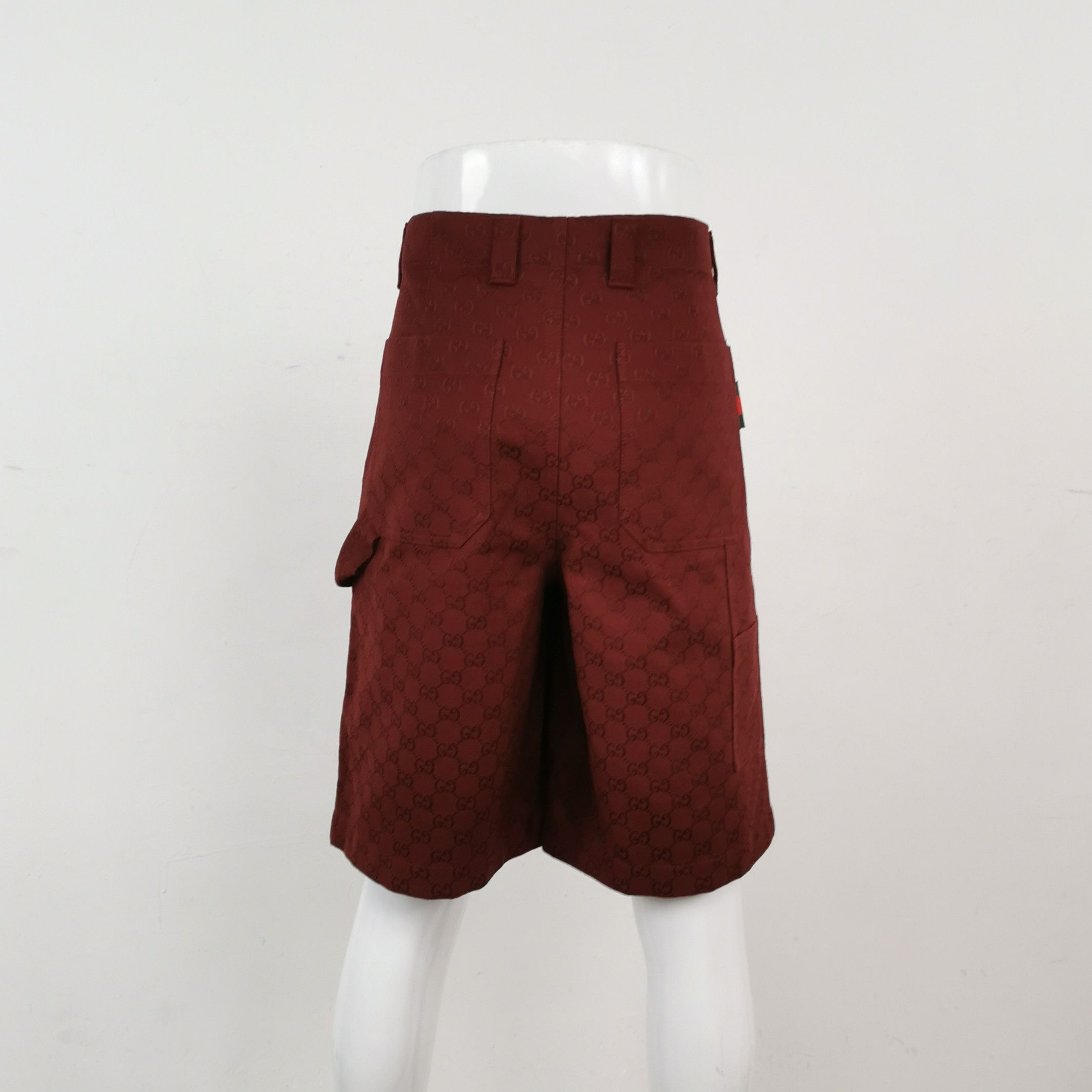 Gucci Gucci Red Double G Cotton Shorts M Size US 38 / EU 54 - 4 Thumbnail